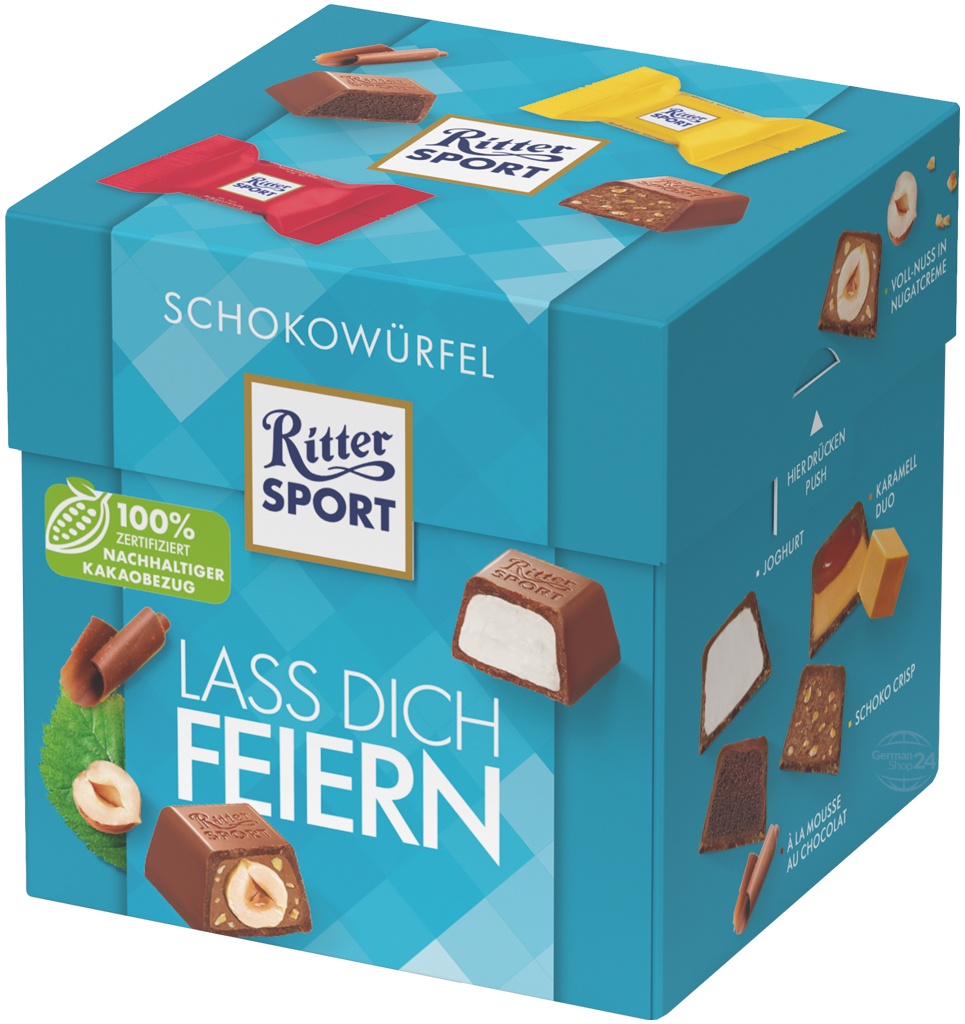 Ritter Sport Yogurt, Mousse Chocolate, Caramel, Crisp 176g