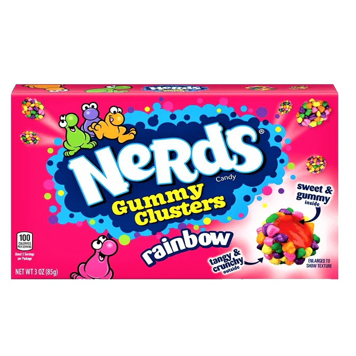 Nerds Gummy Clusters Rainbow 85g