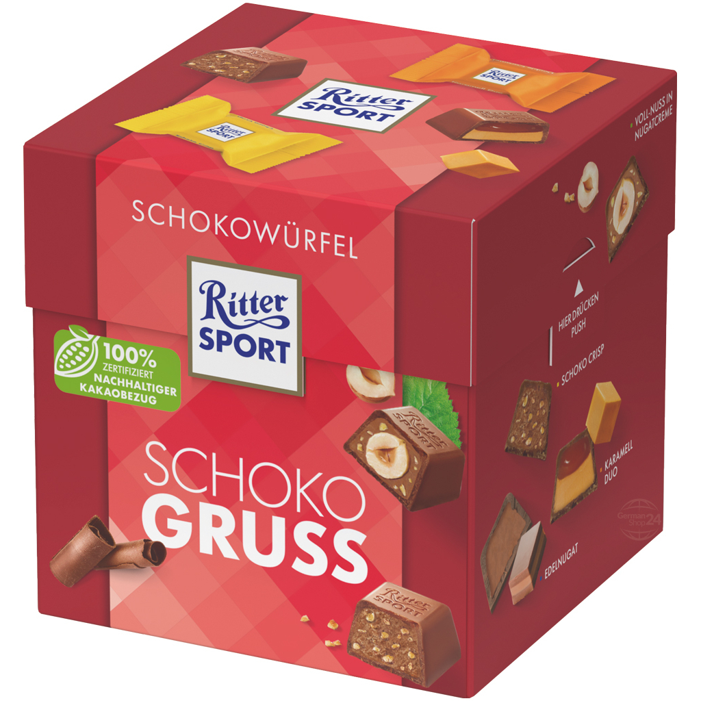 Ritter Sport Choco For You Caramel, Cream Hazelnut, Crisp 176g