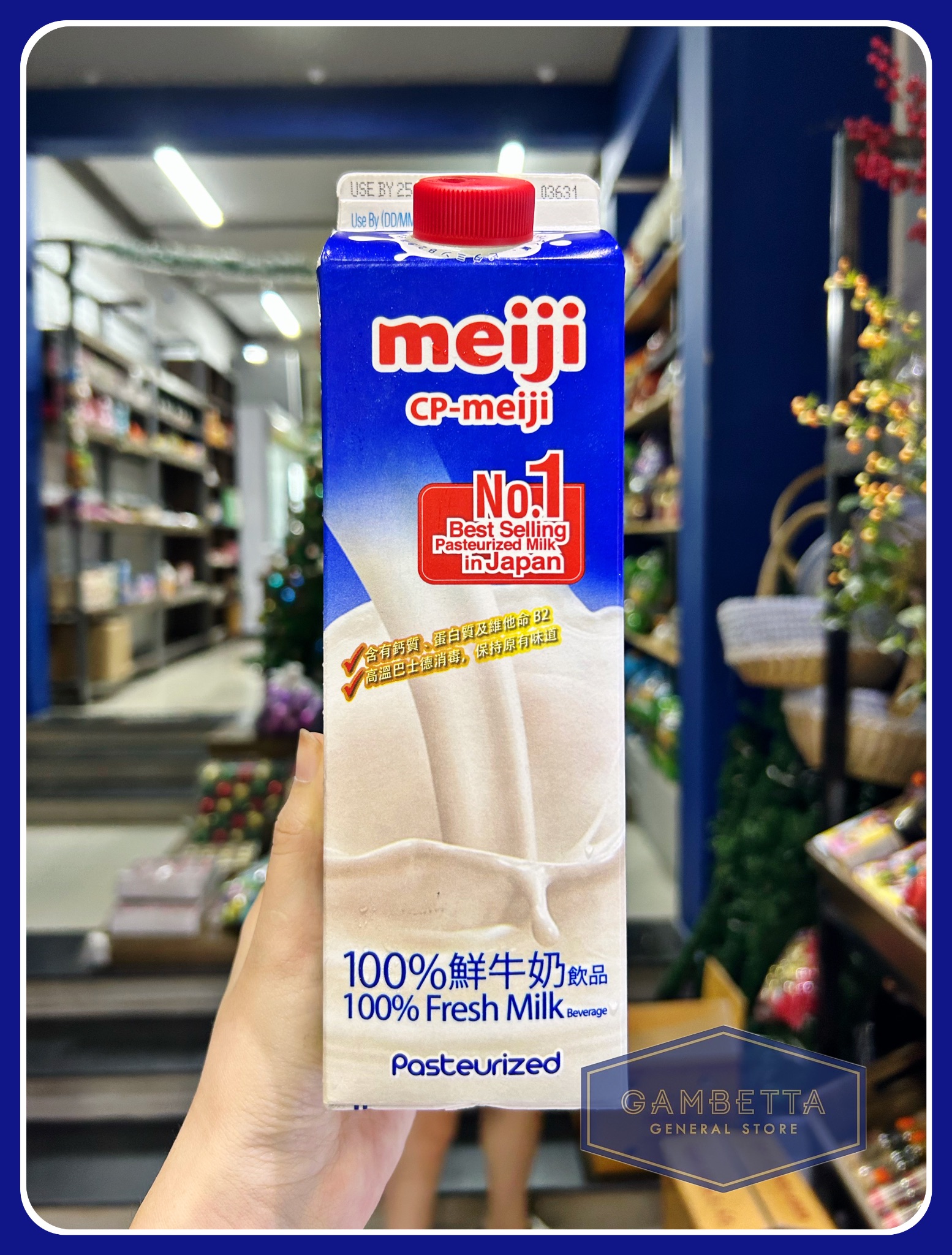 Meiji Pasteurized Fresh Milk Sữa tươi thanh trùng nguyên chất 946ml