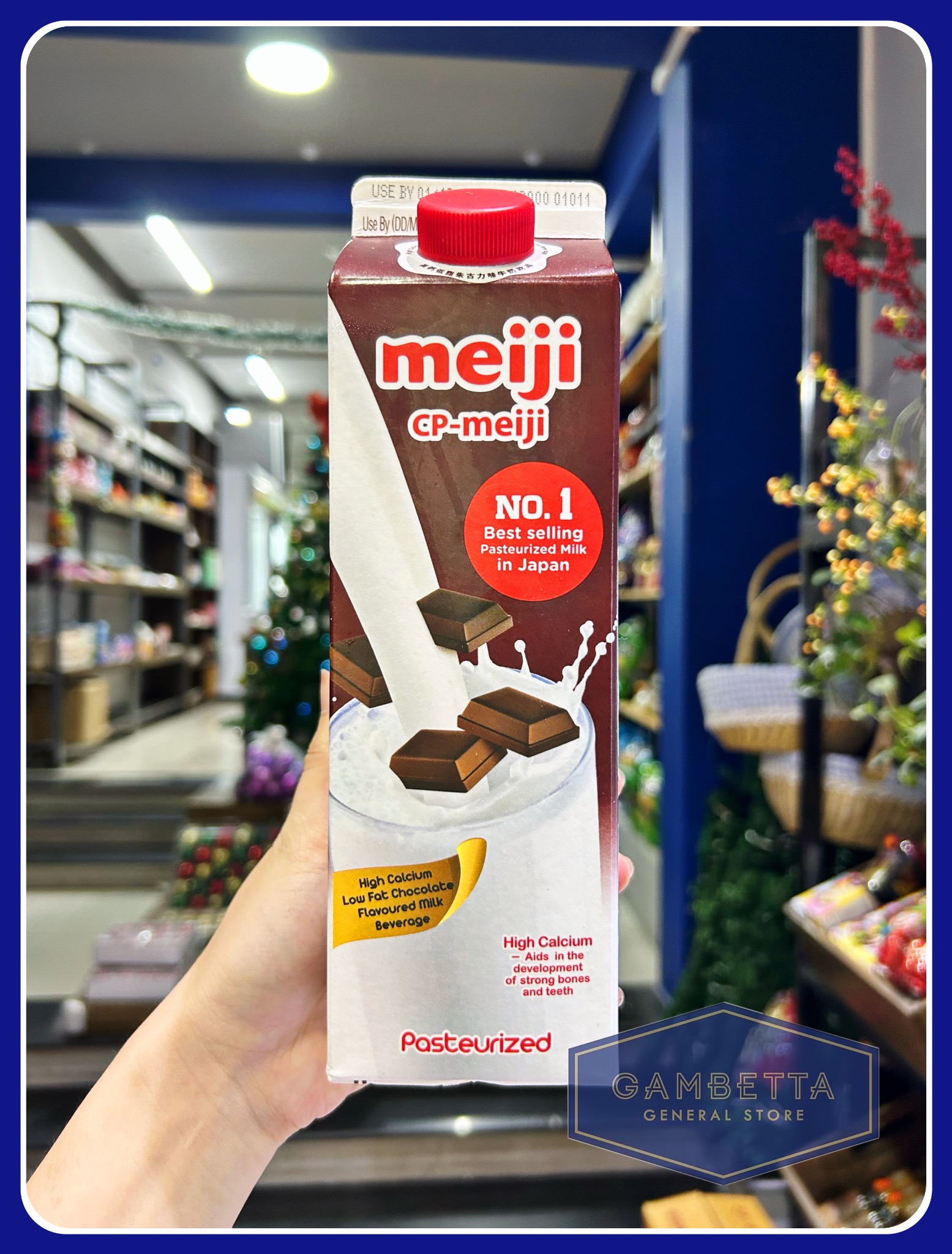 Meiji High Calcium Low Fat Chocolate Flavoured Milk Sữa Tươi Socola Ít Béo 946ml