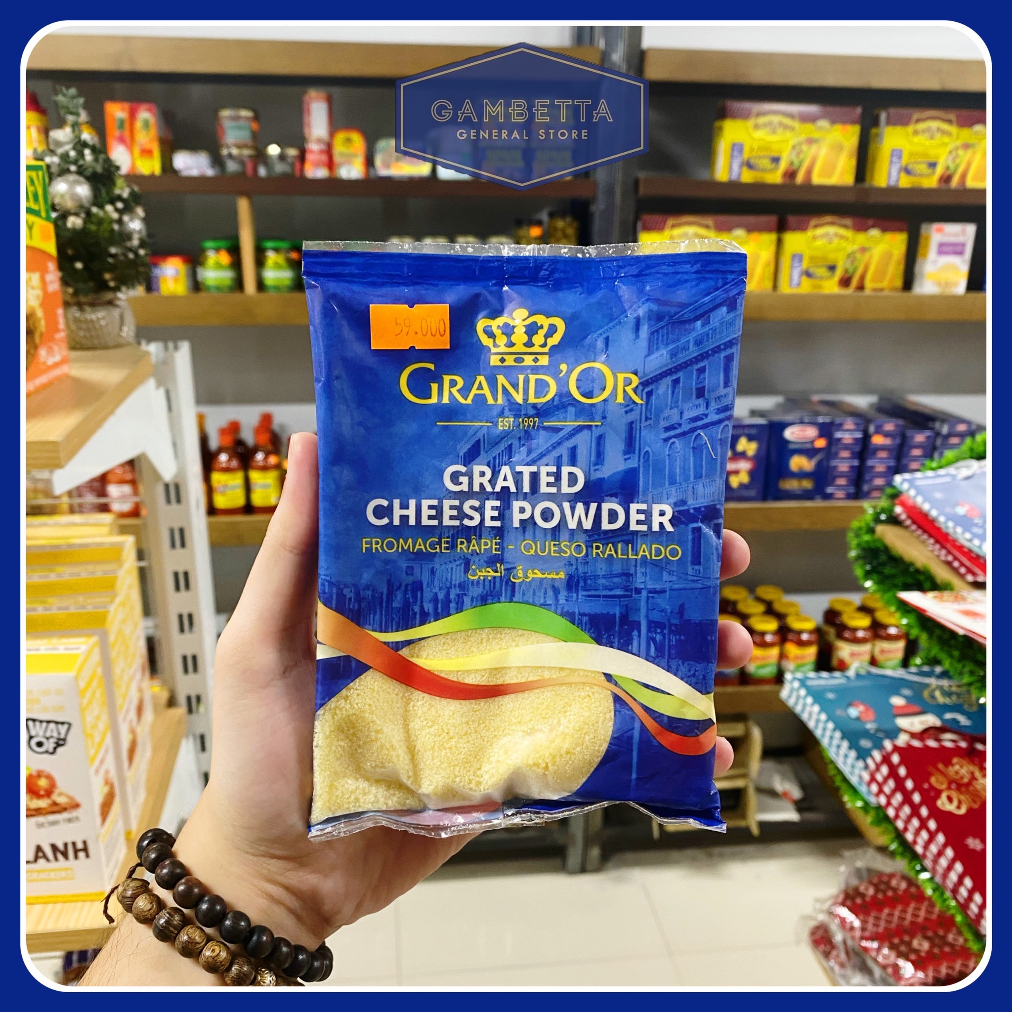 Unilac Grand'Or Grated Cheese Powder - Phô mai bột Grand'Or 100gr