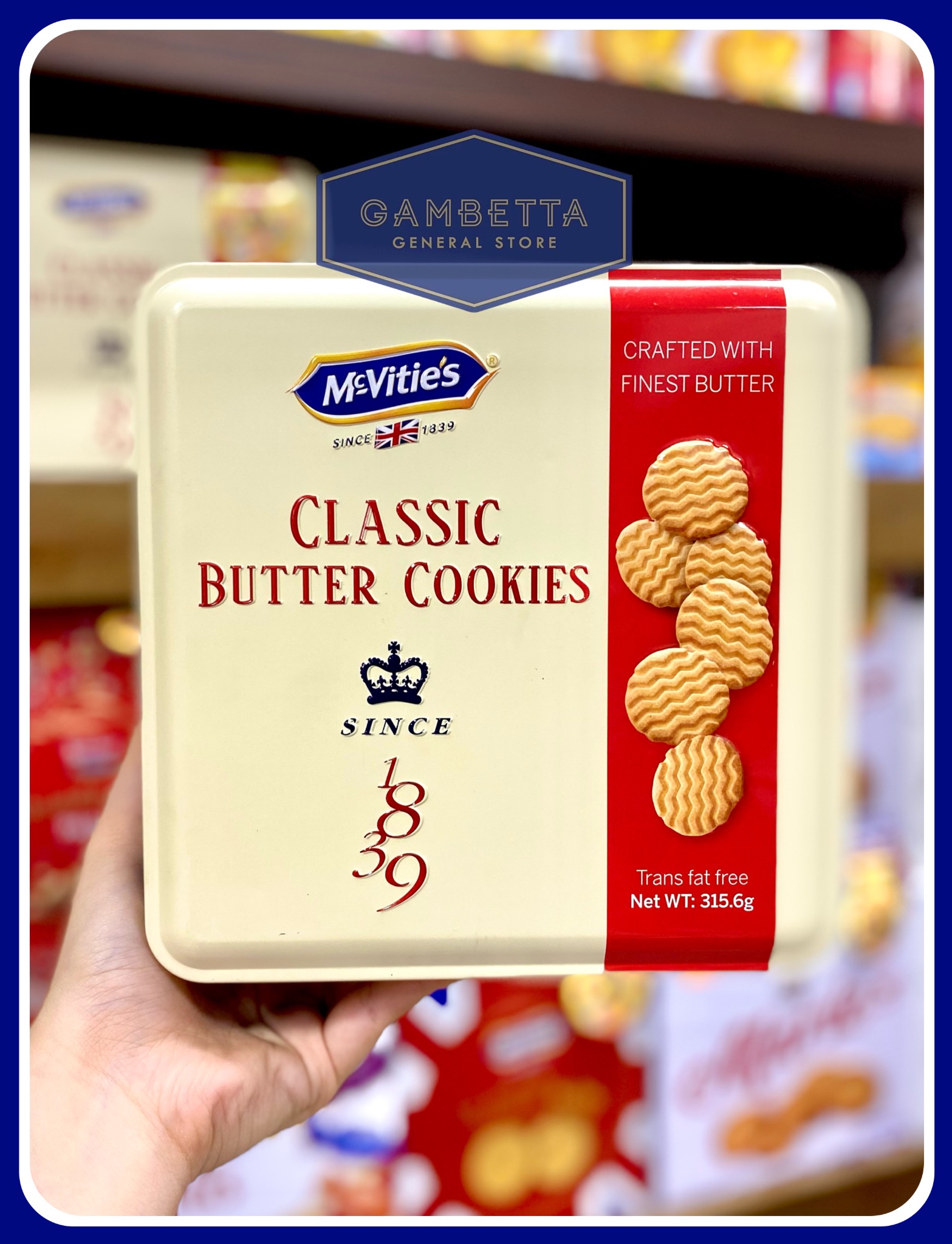 McVitie's Classic Butter Cookies Bánh Quy Bơ 315.6g