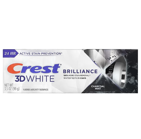 Crest 3D White Brilliance Charcoal Mint 99g