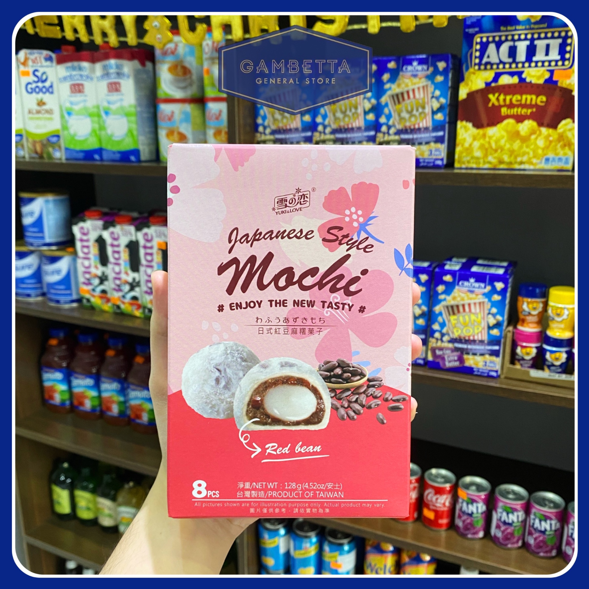 Yuki&Love Japanese Style Red Beans Mochi 128g