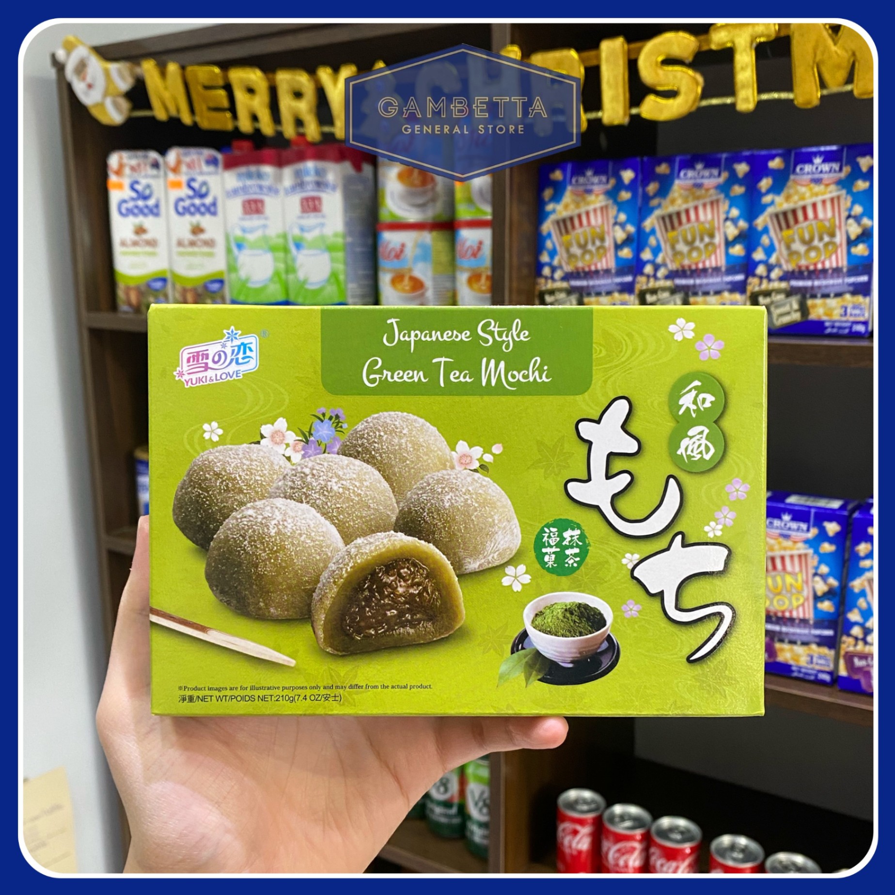 Yuki & Love Japanese Style Green Tea Mochi 210g