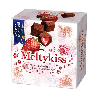 Meiji Melty Kiss Sô Cô La Tươi Fruity Strawberry 60gram