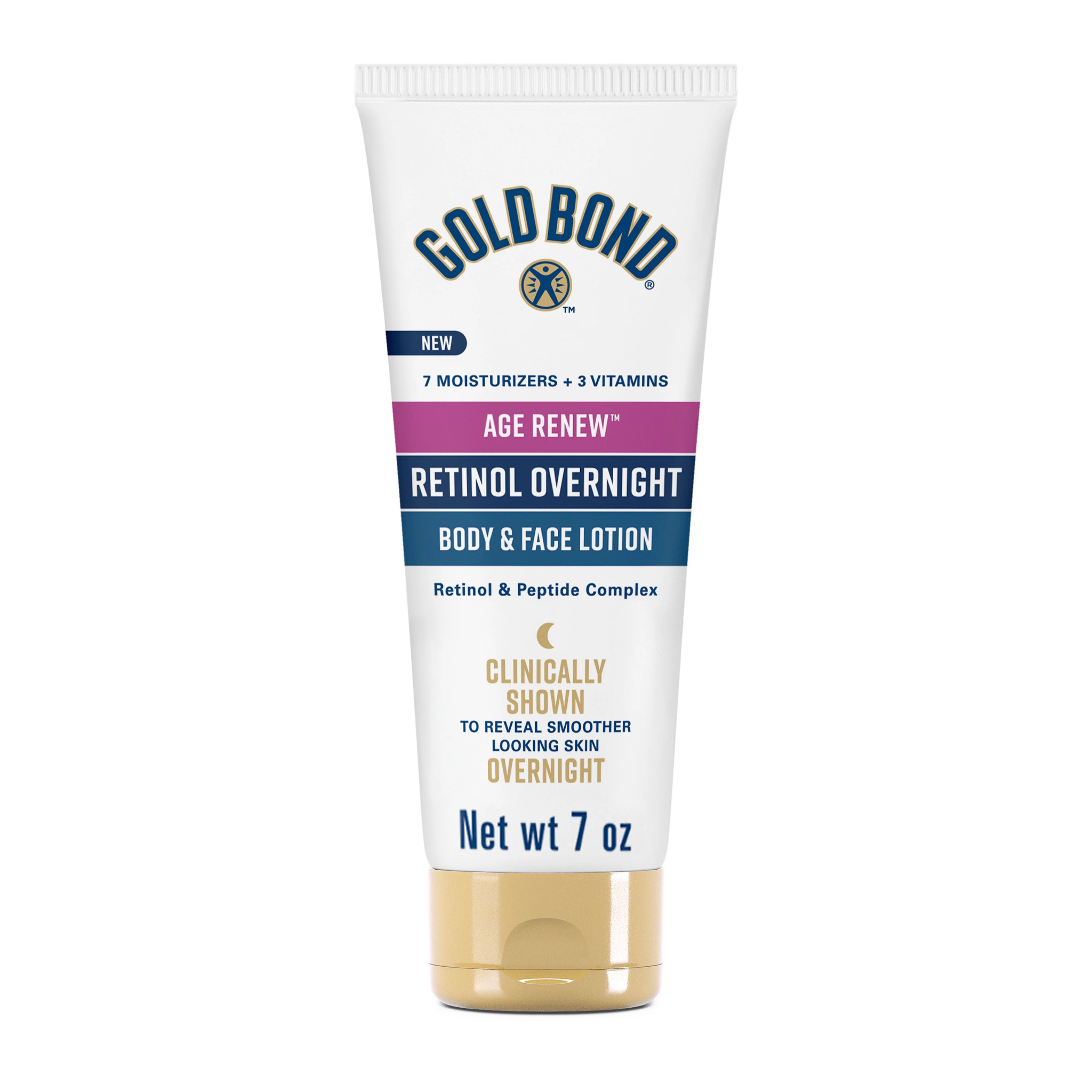 Gold Bond Kem Dưỡng Da Ban Đêm Retinol Overnight Body and Face Lotion 198g