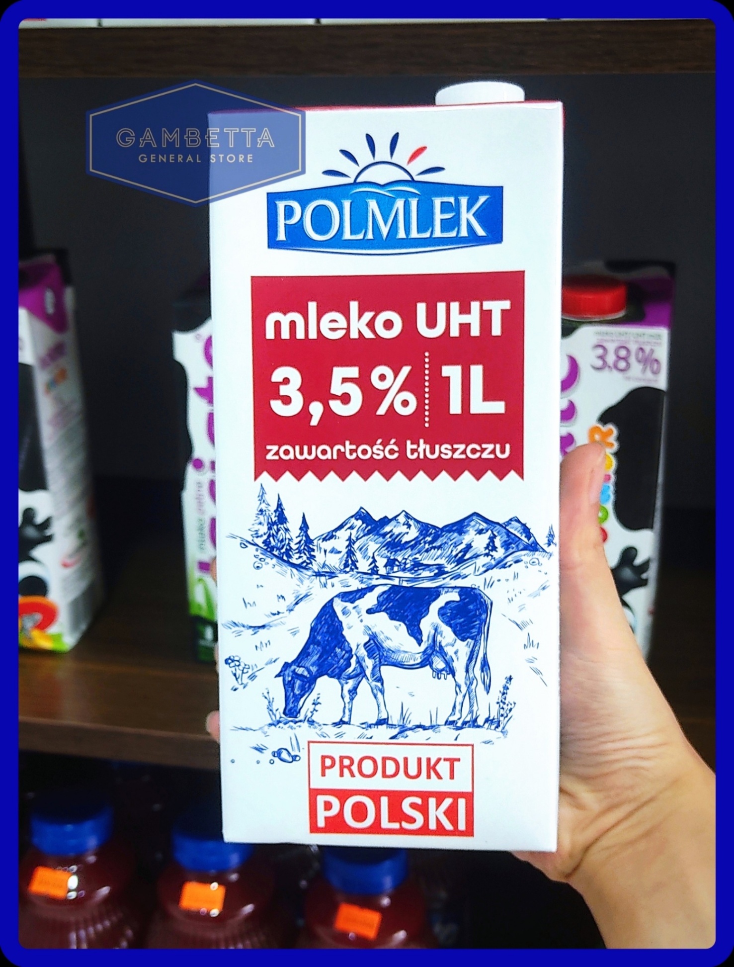 Sữa tươi ko đường Polmlek 3,5% 1L