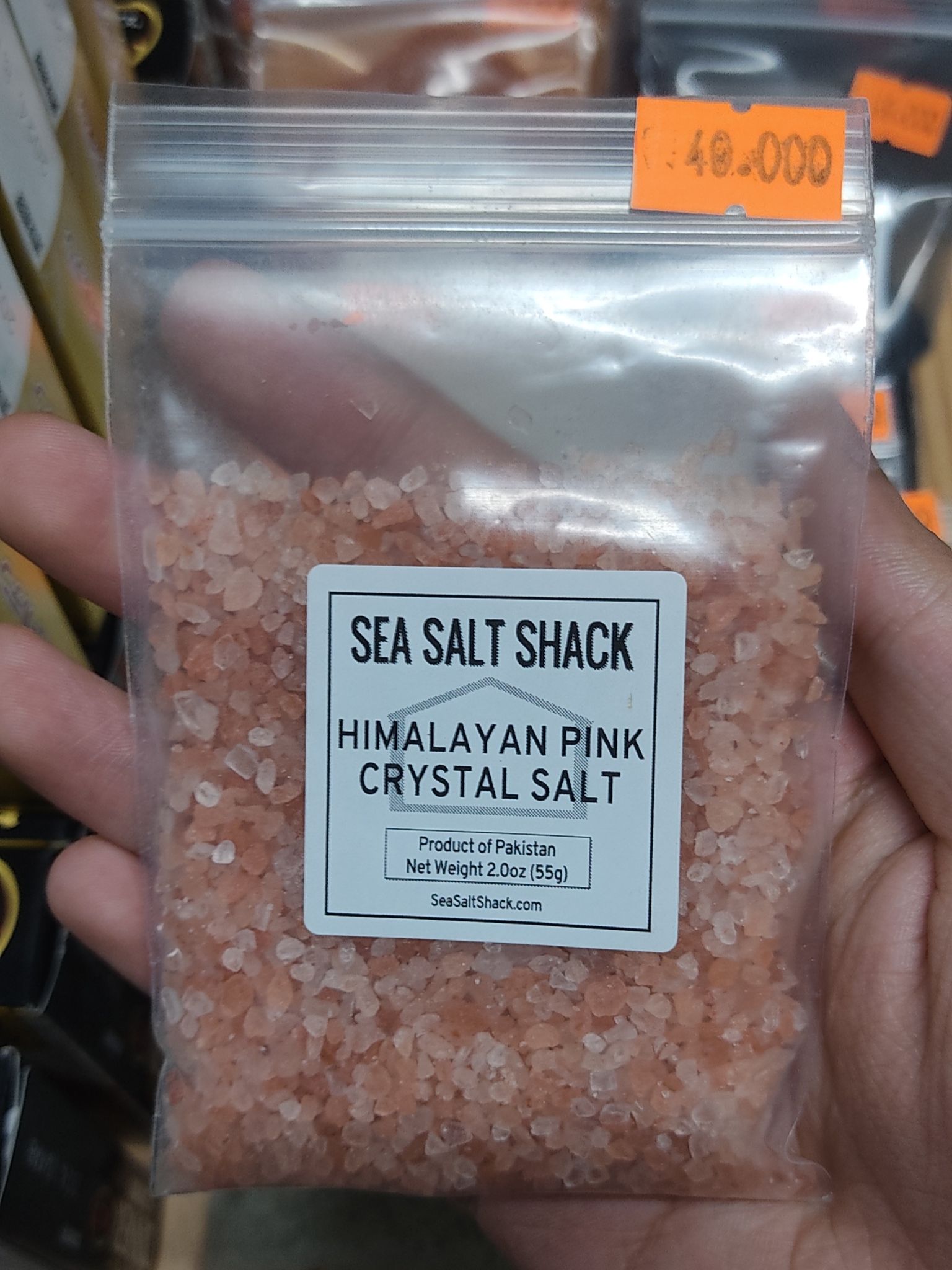 Seal Salt Shack Himalayan Pink Crystal Salt 55g