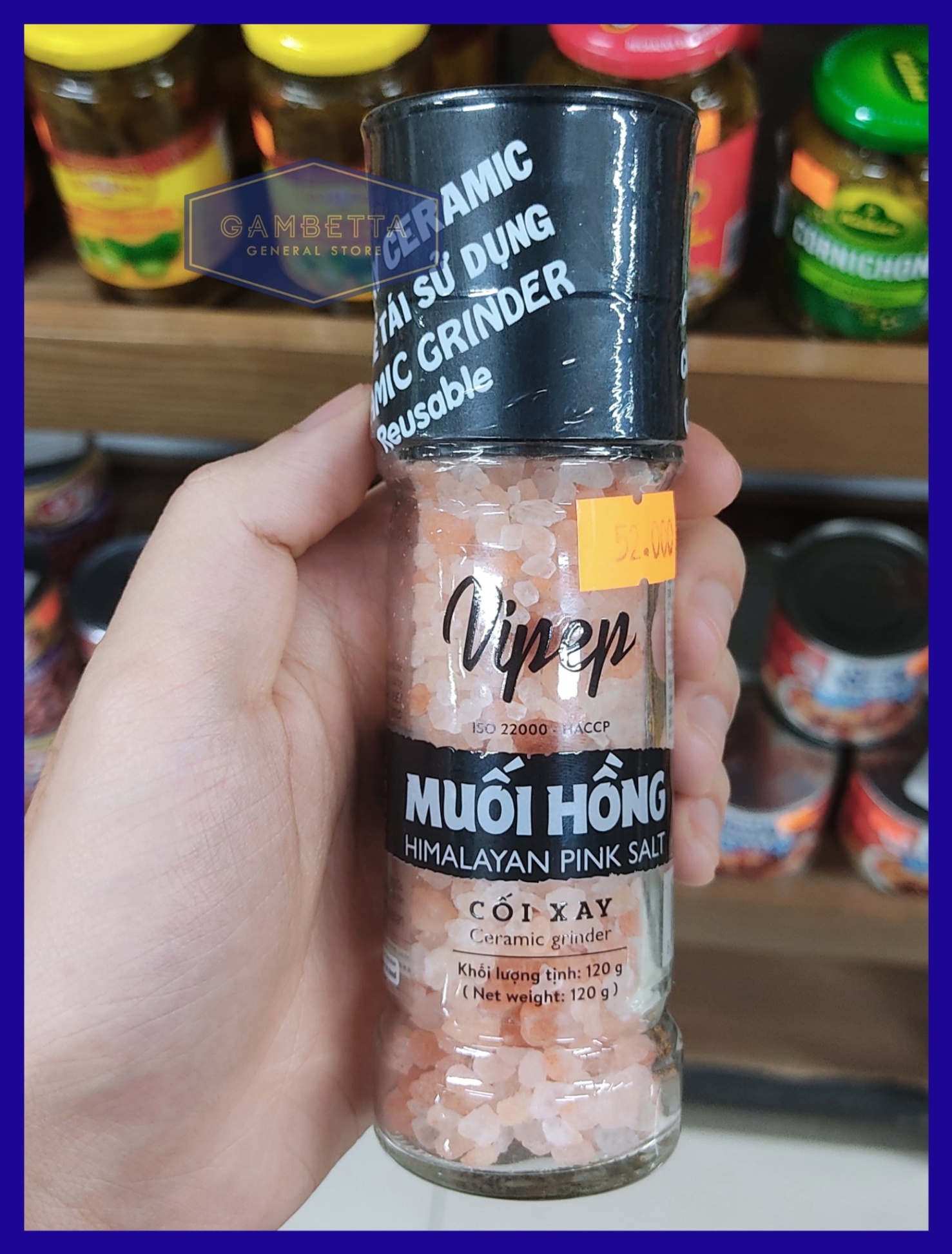 Vipep Himalayan Pink Salt Muối Hồng 120g