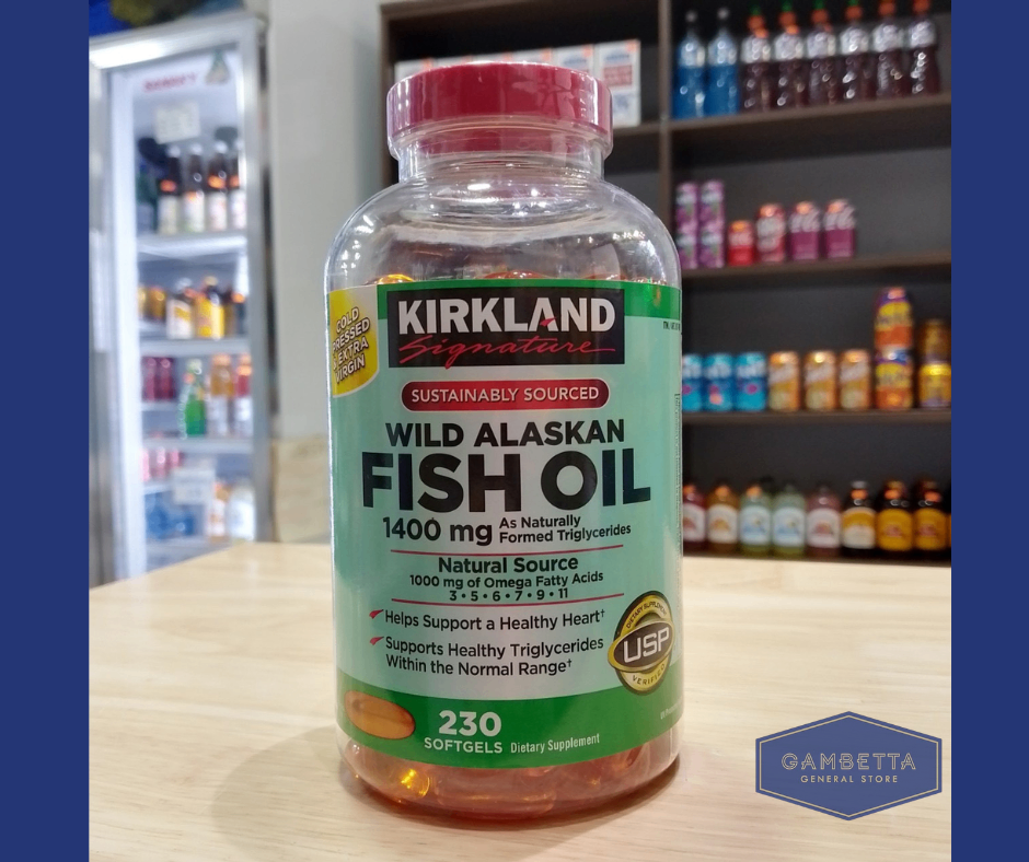 Kirkland Wild Alaskan Fish Oil 1400mg 230 Softgels