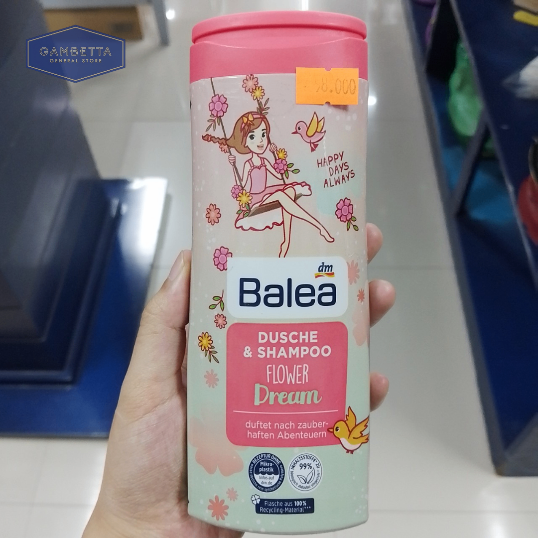 Balea Sữa Tắm Gội Cho Bé Chai Hồng 300ml