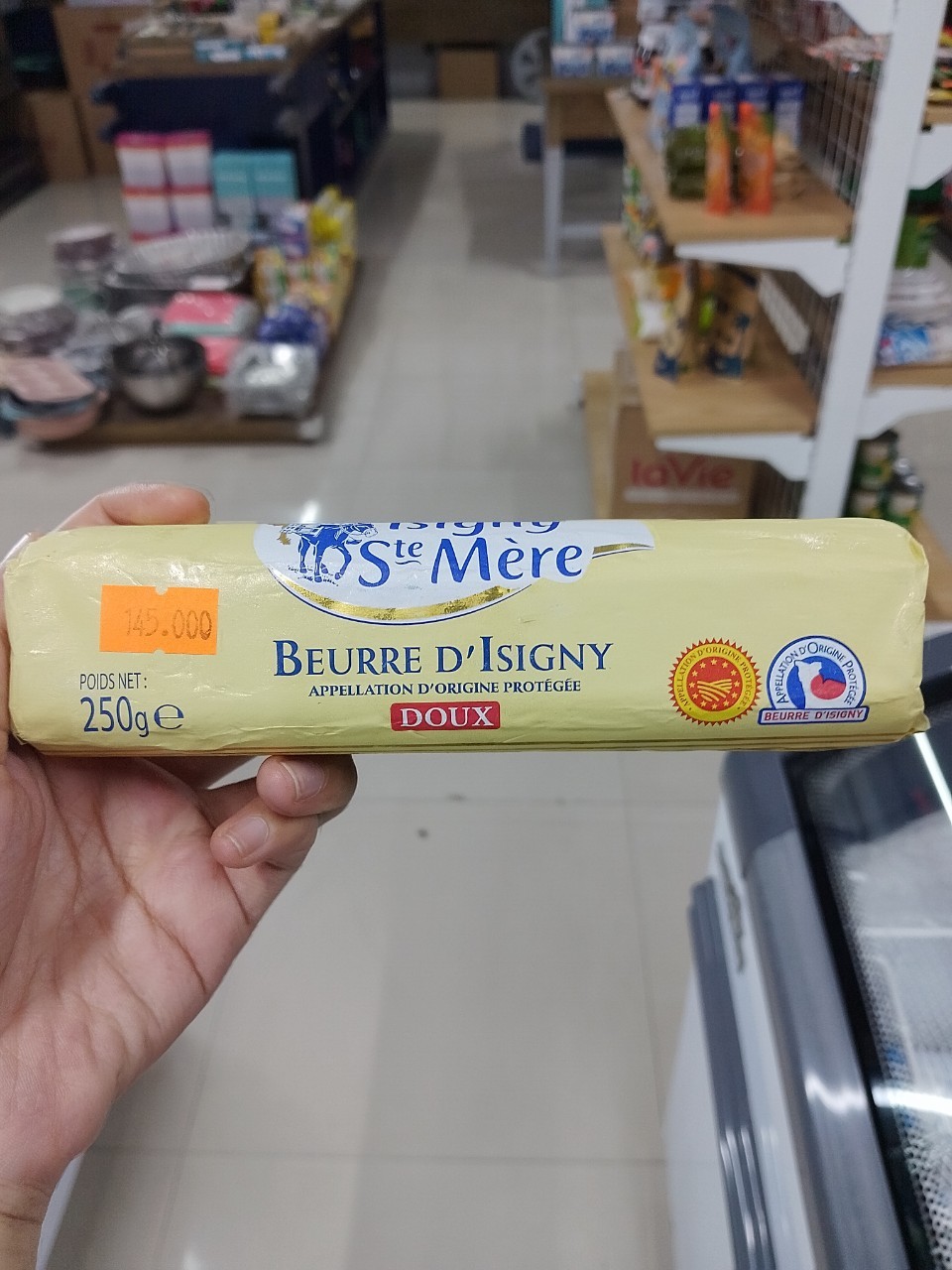 Bơ Lạt Unsalted Butter Isigny Ste Mere 250g