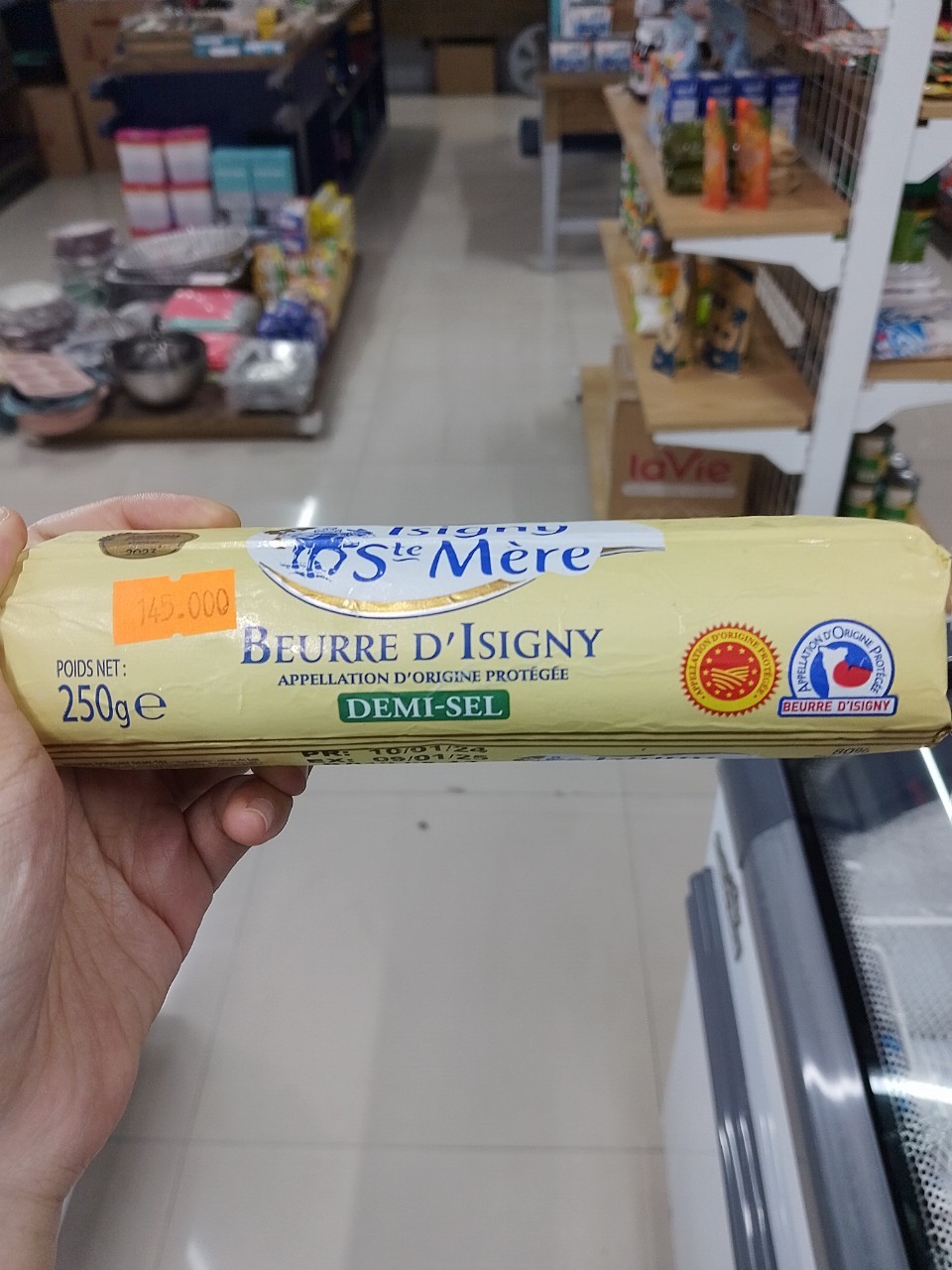 Bơ Mặn Salted Butter Isigny Ste Mere 250g