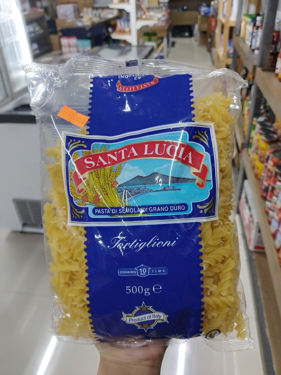 Santa Lucia Mỳ Tortiglioni 500g