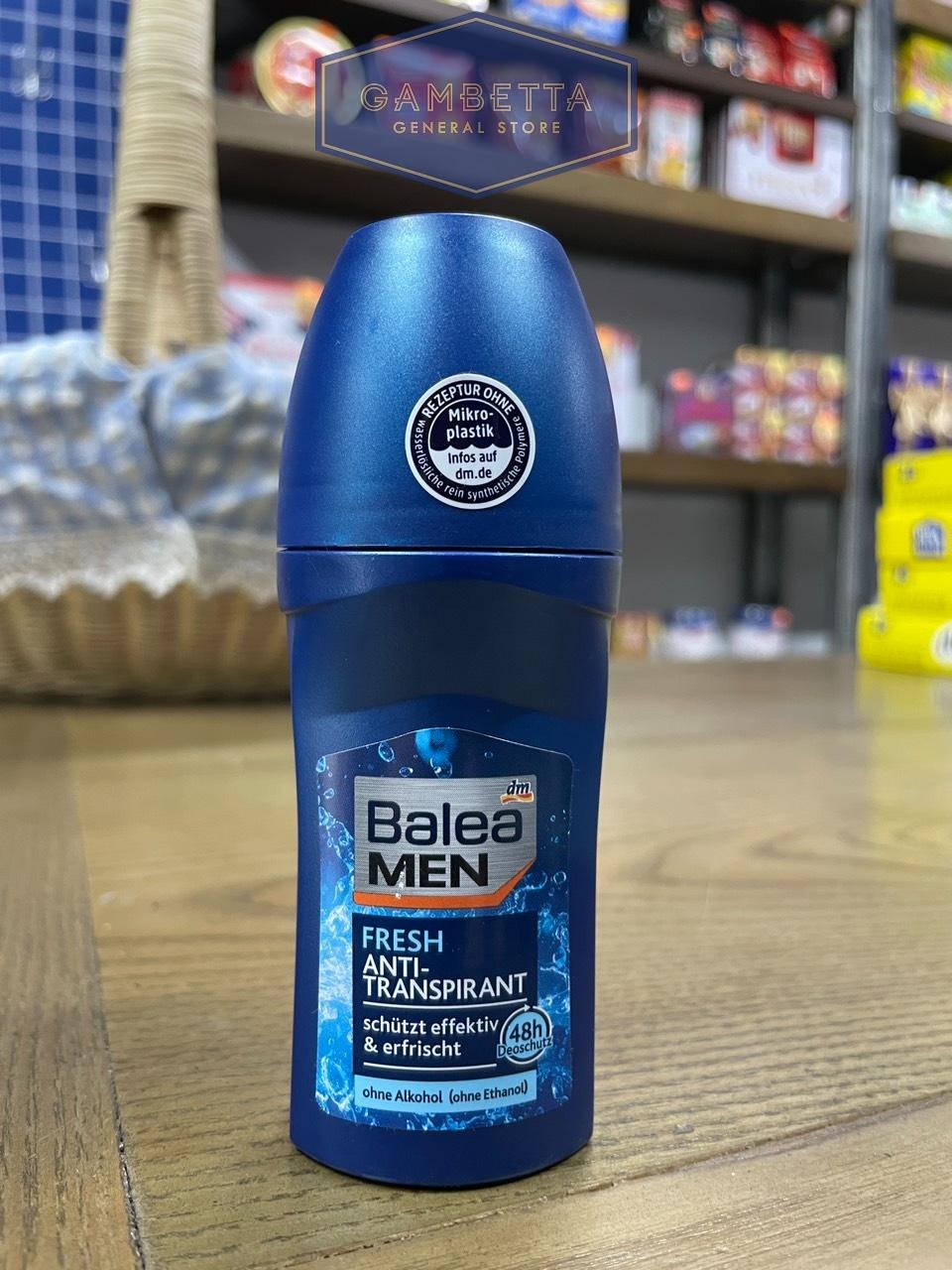 Balea Men Lăn Khử Mùi Fresh Anti Transpirant 48h