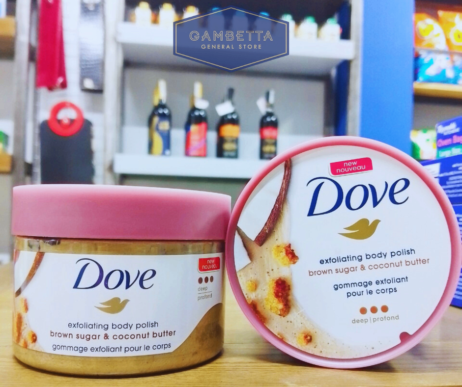 Dove Tẩy Da Chết Body SCrub Brown Sugar & Coconut Butter 298g