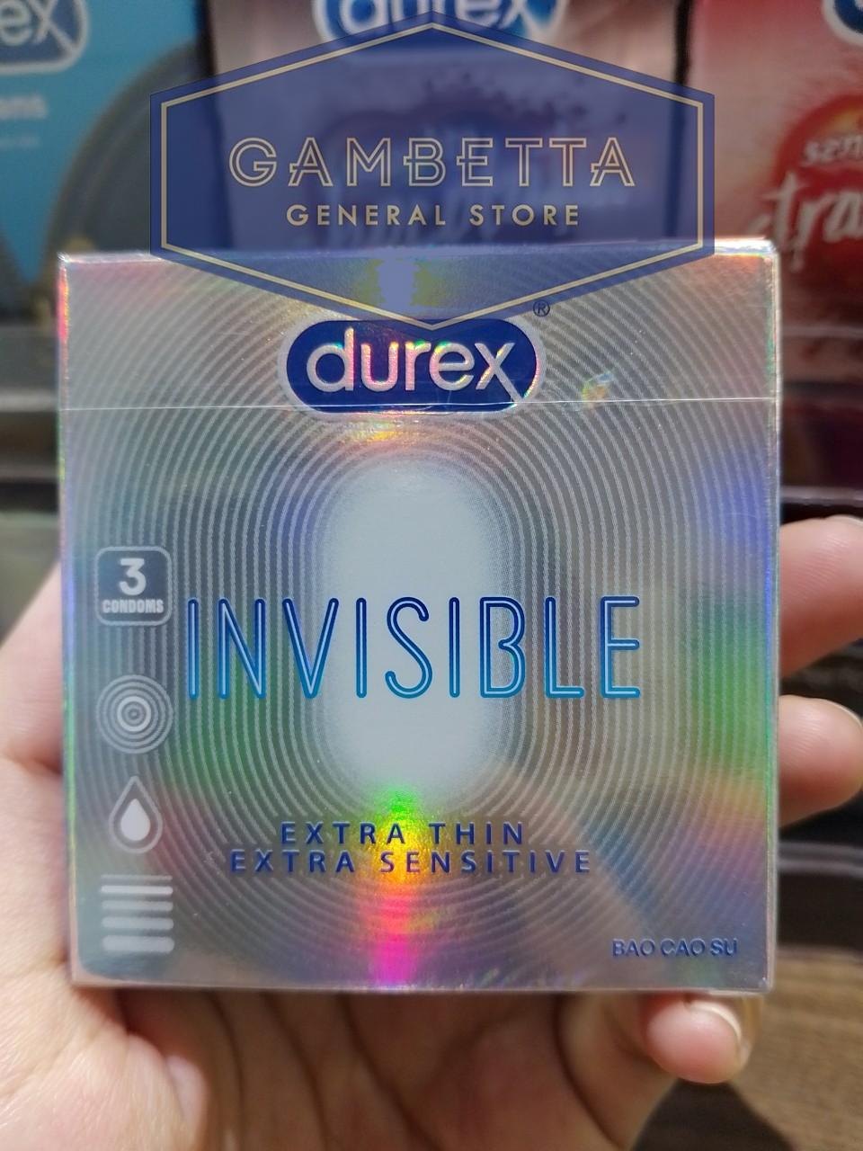 Durex Bao Cao Su Invisible 3 Condoms