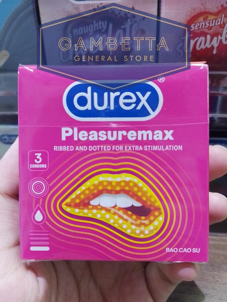 Durex Bao Cao Su Pleasuremax 3 condoms