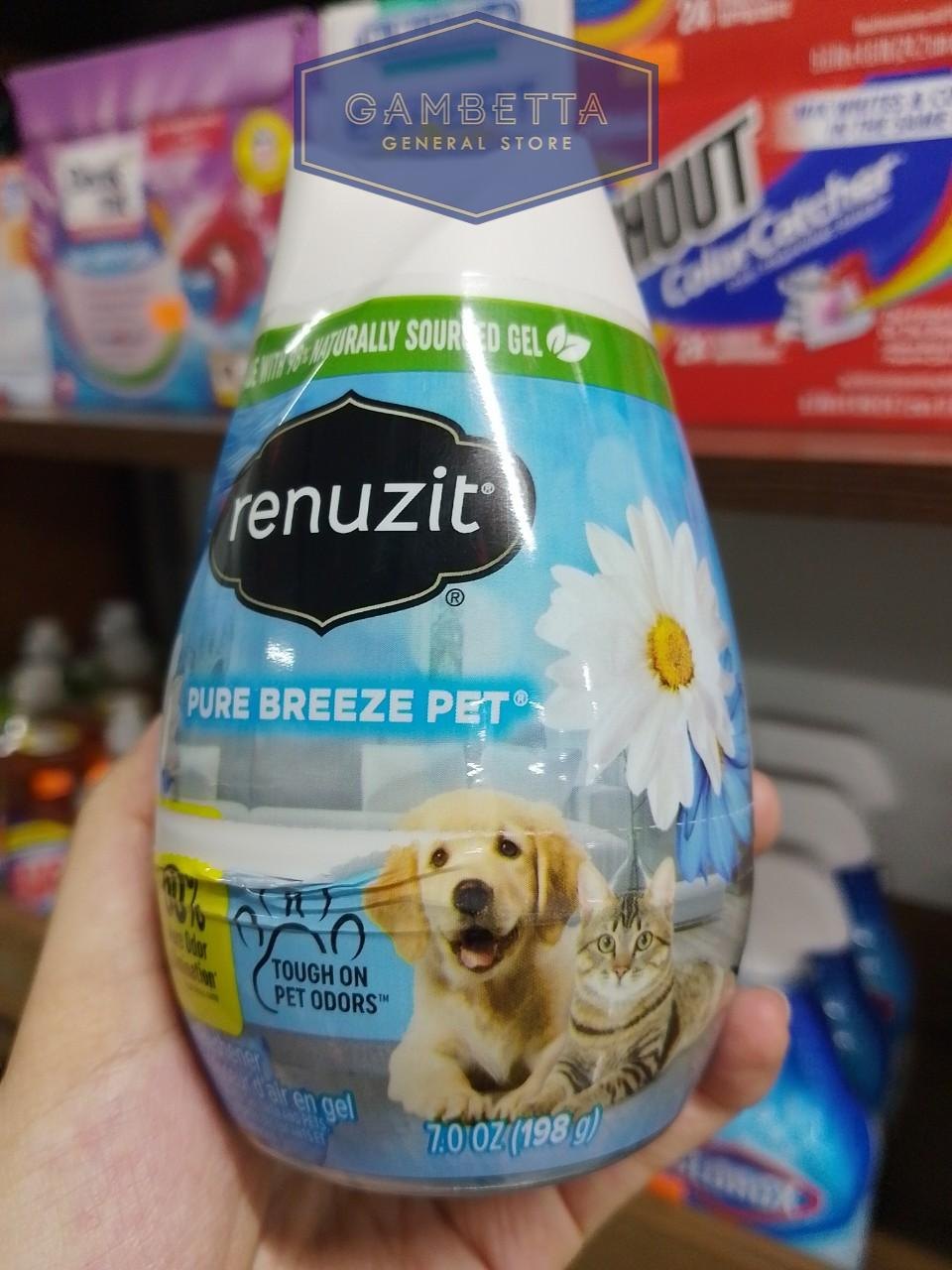 Renuzit Sáp Thơm Phòng Pure Breeze Pet 198g