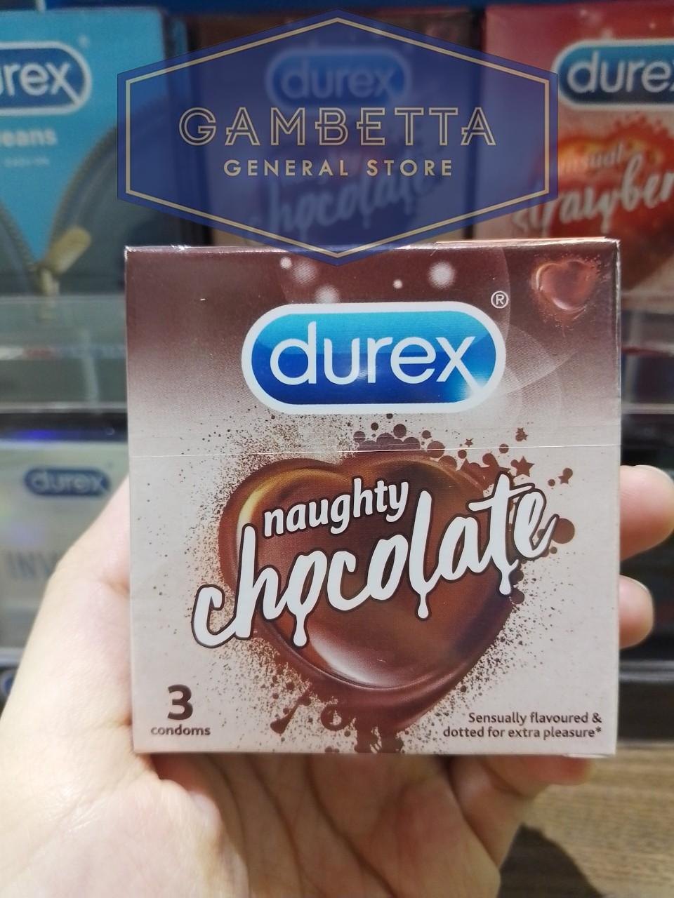 Durex Bao Cao Su Naughty Chocolate 3 Condoms