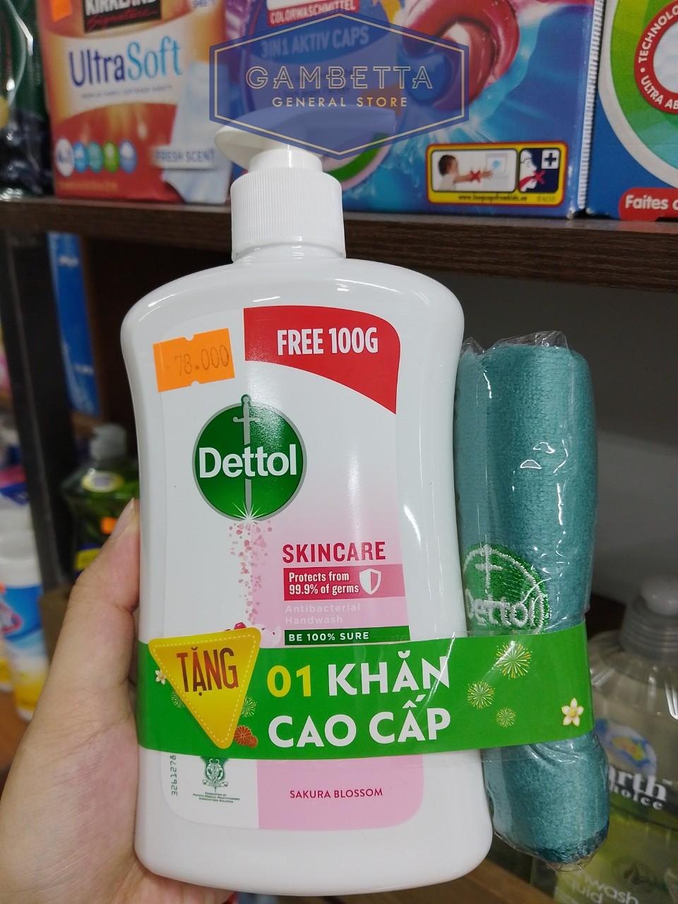 Dettol Nước Rửa Tay Dưỡng Da 500g