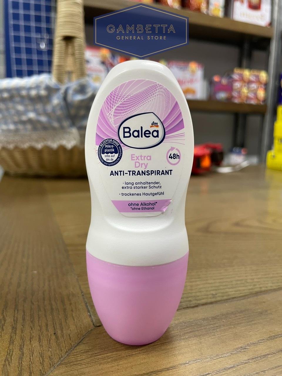 Balea Lăn Khử Mùi Hồng Nhạt Extra Dry Anti Transpirant 48 hours