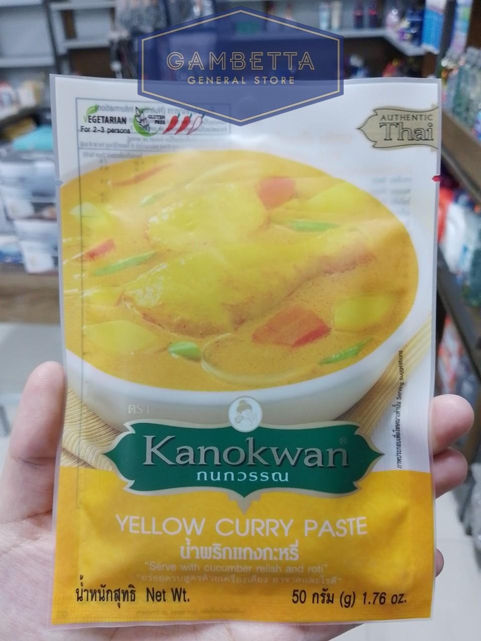 Kanokwan Yellow Curry Paste 50g