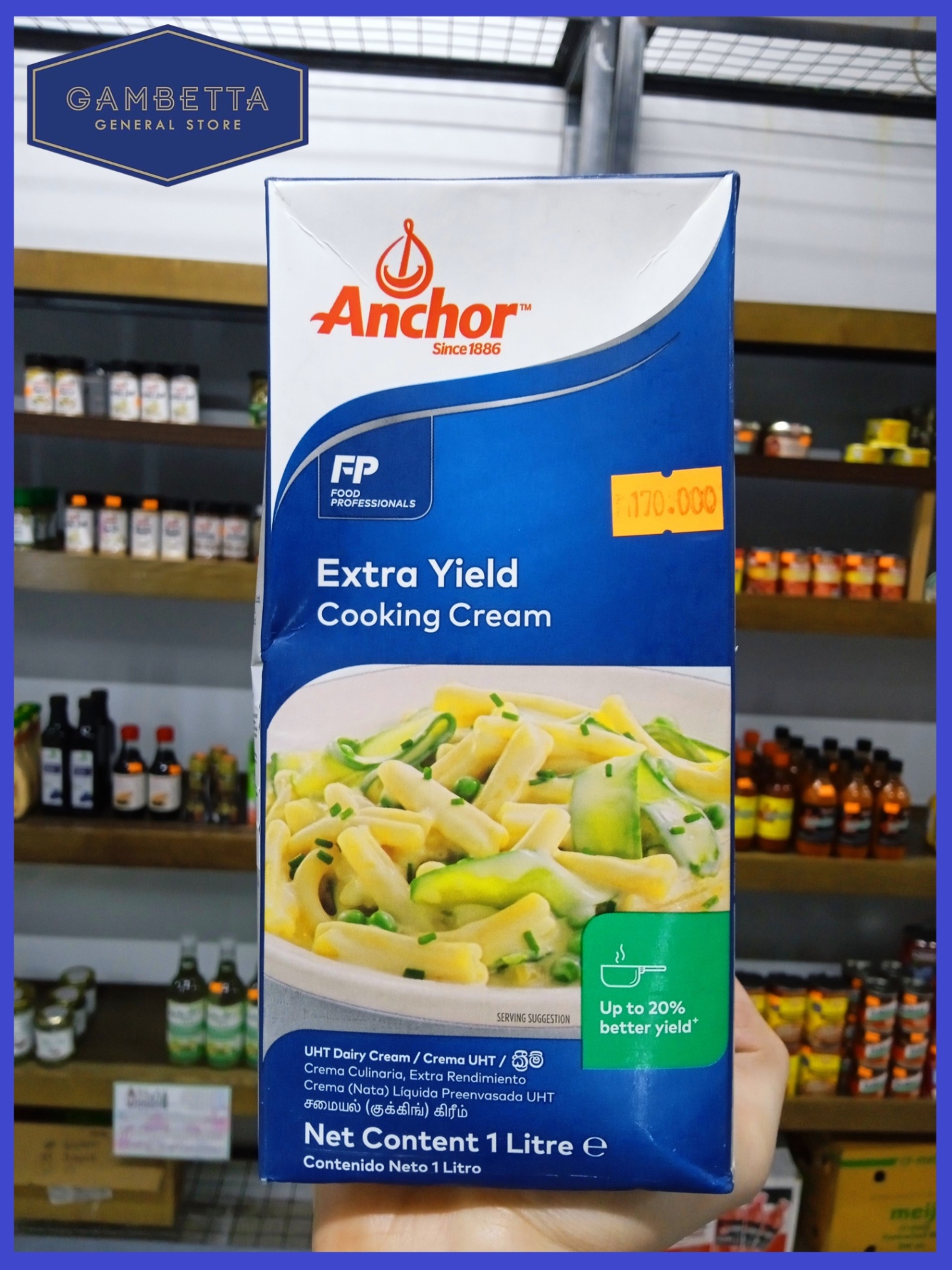 Anchor Extra Yield Cooking Cream 1L