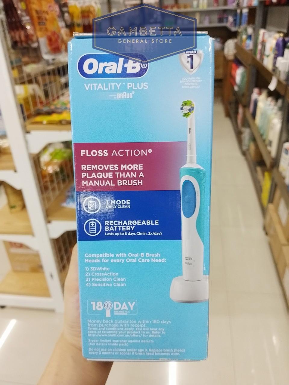 Oral B Vitality Plus Bàn Chải Điện Floss Action