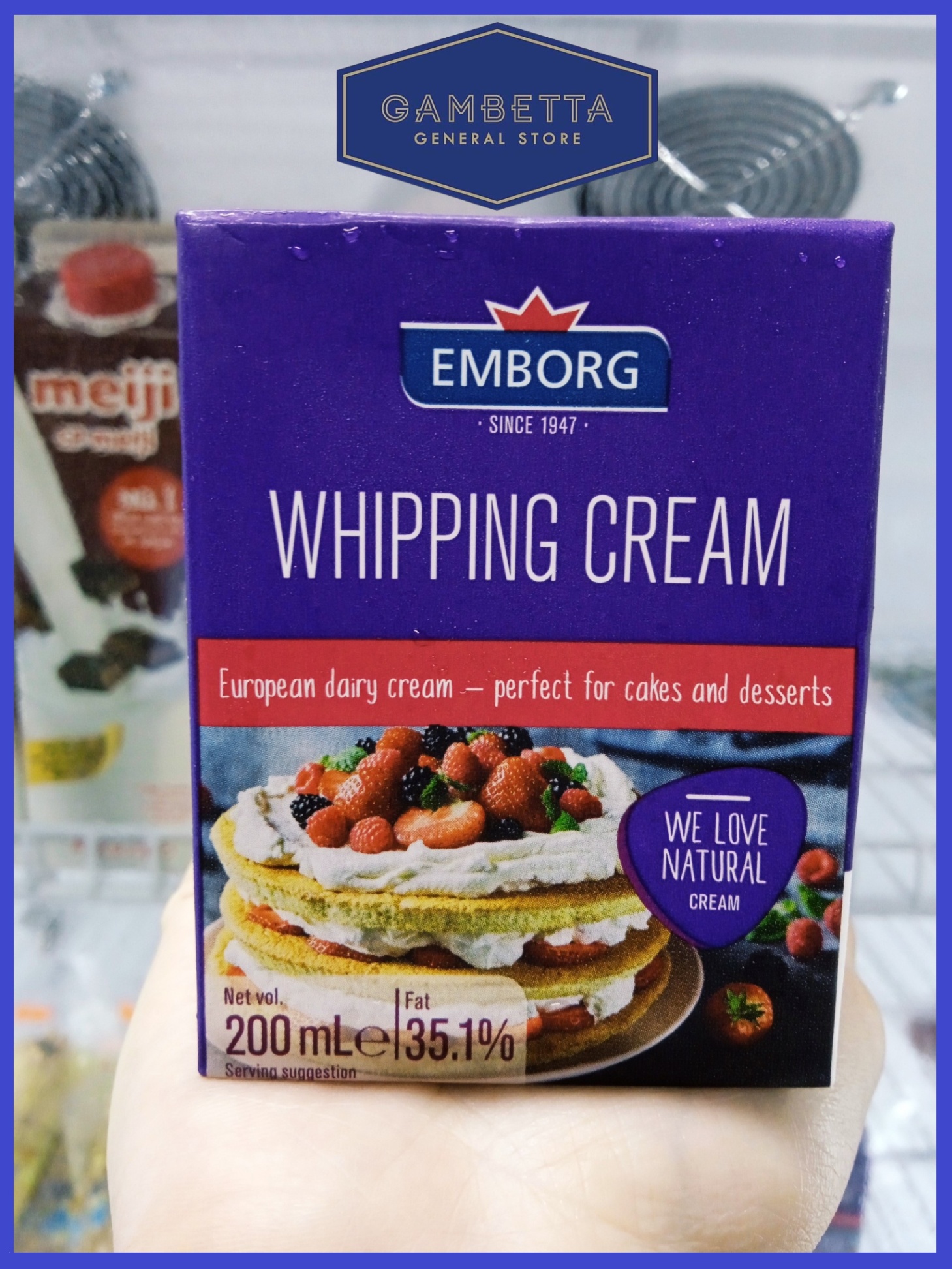 Emborg Whipping Cream 200ml