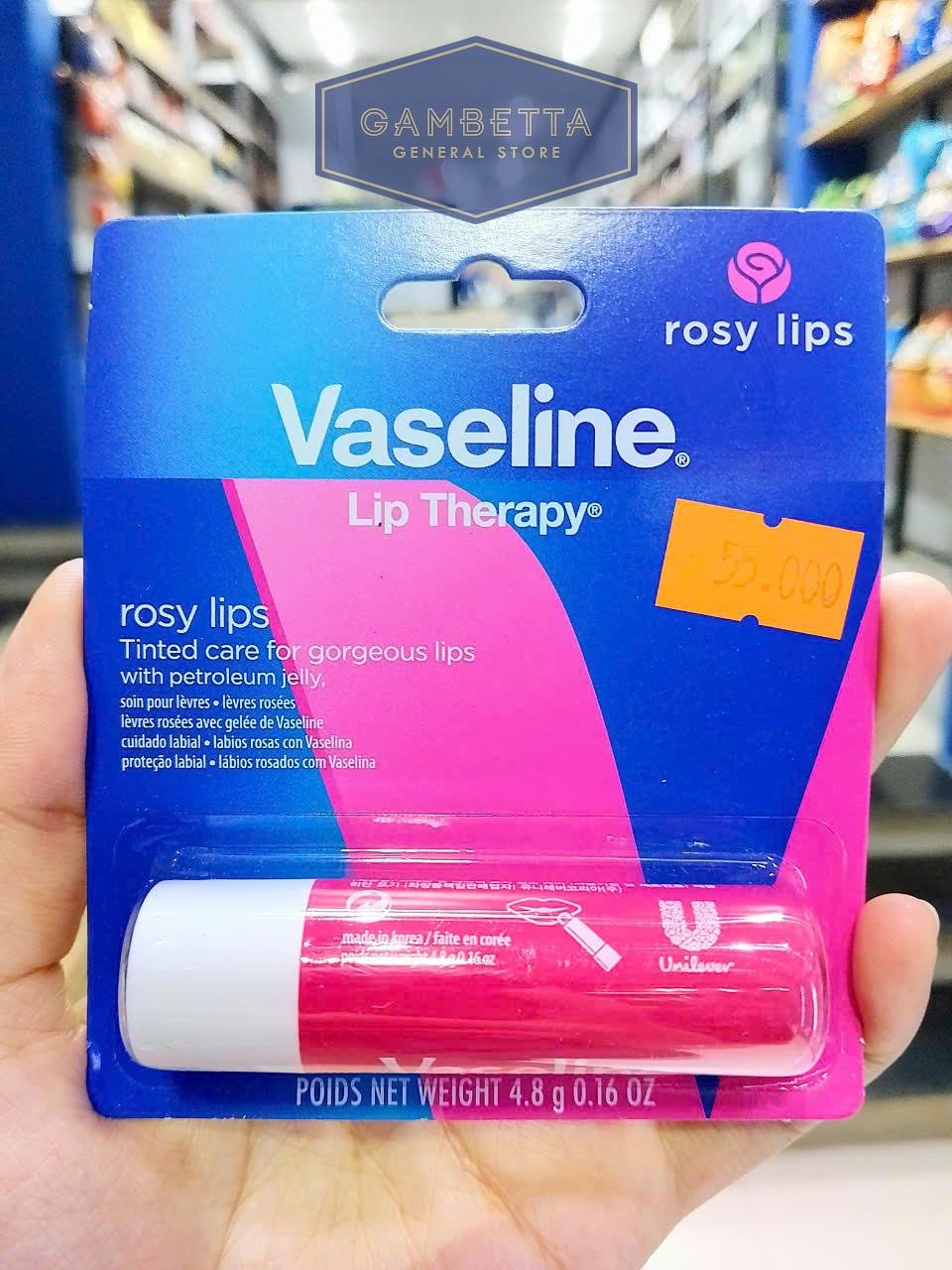 Vaseline Lip Therapy Son Dưỡng Rosy Lips 4.8g