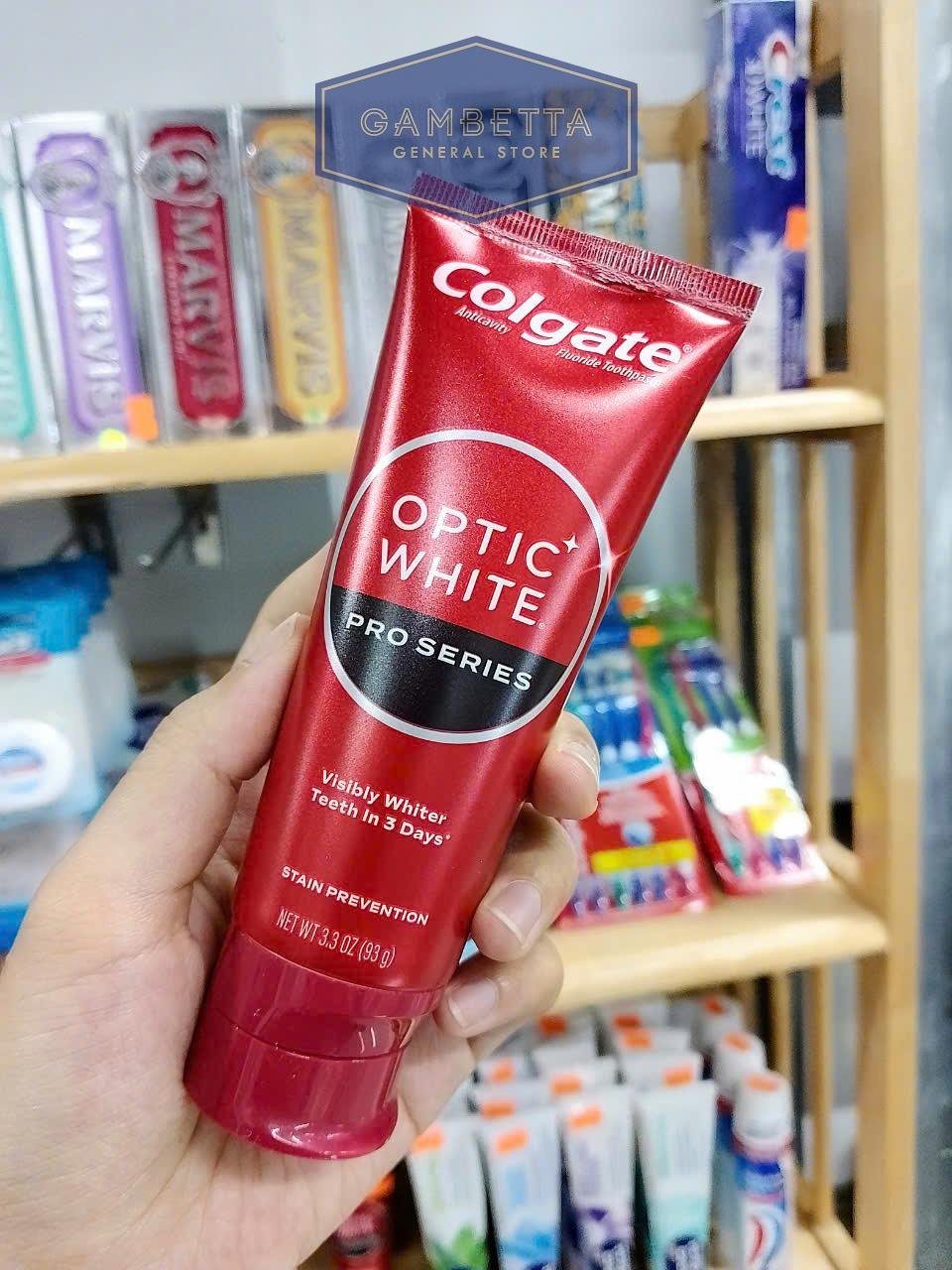 Colgate Optic White Kem Đánh Trắng Răng 93g