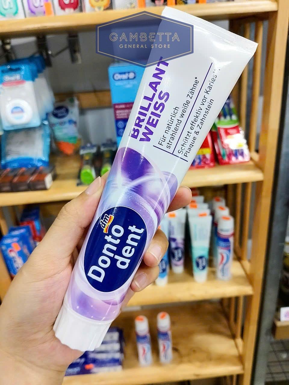 Dm Donto Dent Brillant Kem Đánh Răng Đức Trắng Răng 125ml