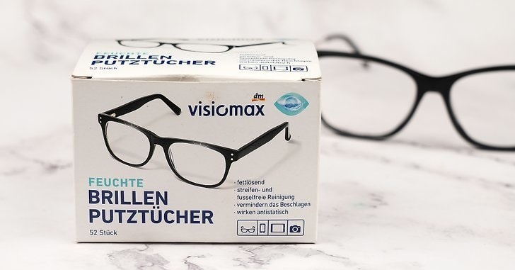 Visionmax Hộp Khăn Giấy Lau Kính Đức 52 miếng