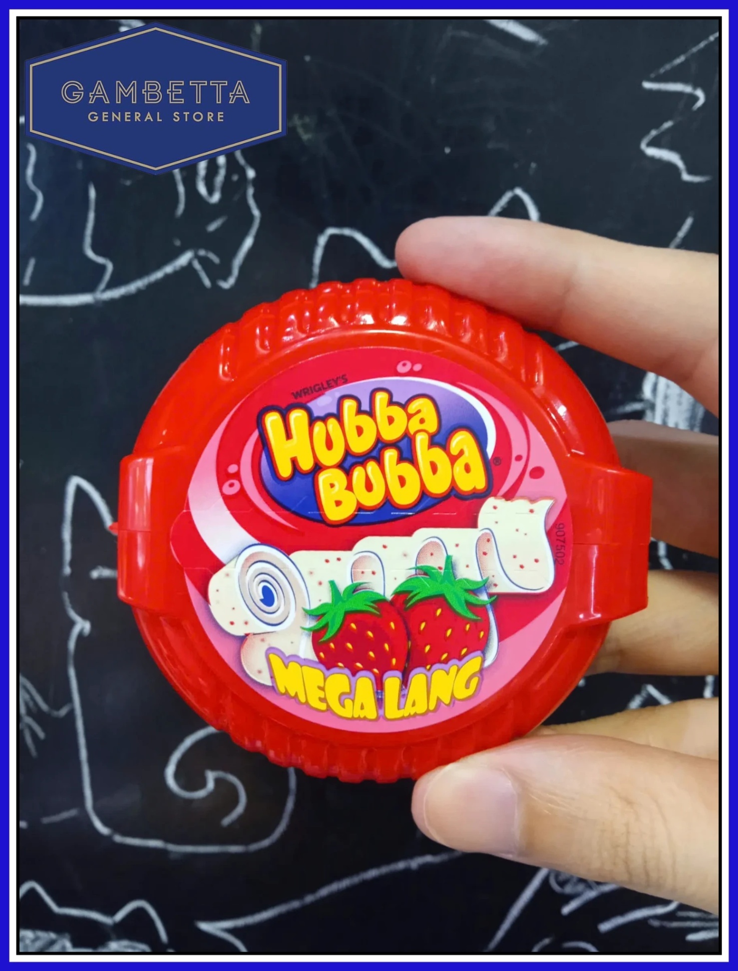 Kẹo Cao Su Hubba Bubba Dâu Mega Lang