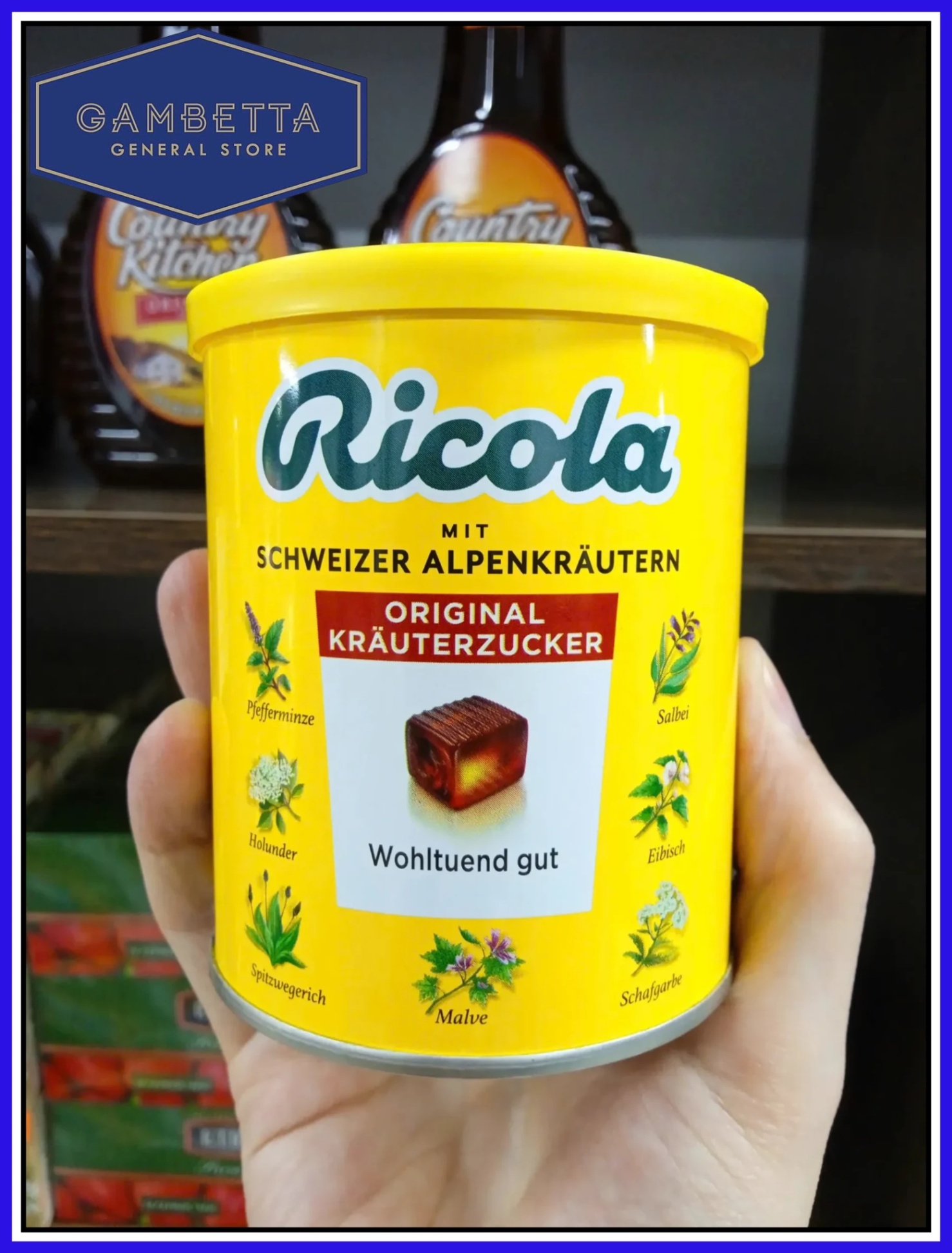 Ricola Kẹo Ngậm Thảo Dươc Mật Ong 250g