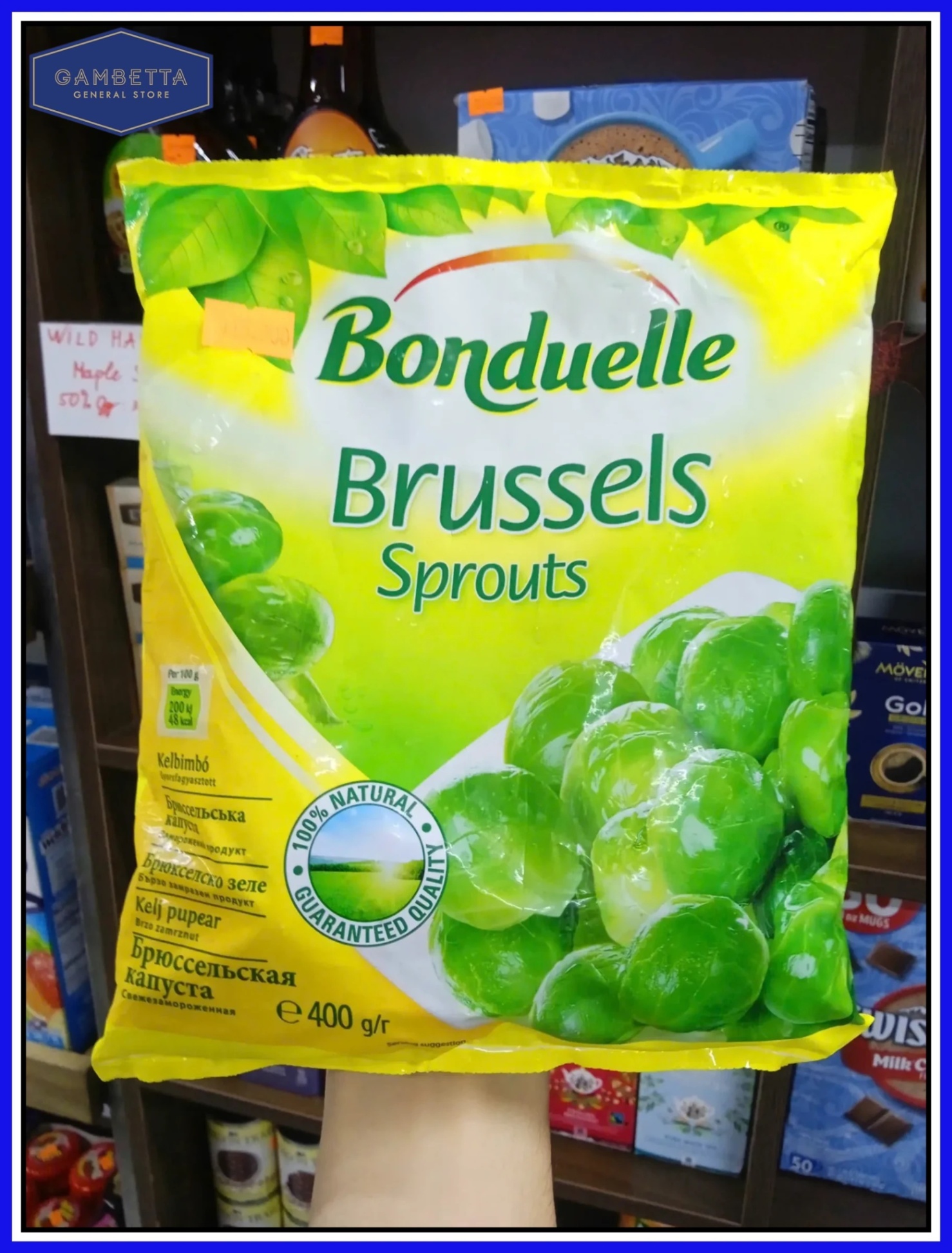 Bonduelle Cải Brussels Sprouts Đông Lạnh 400gr