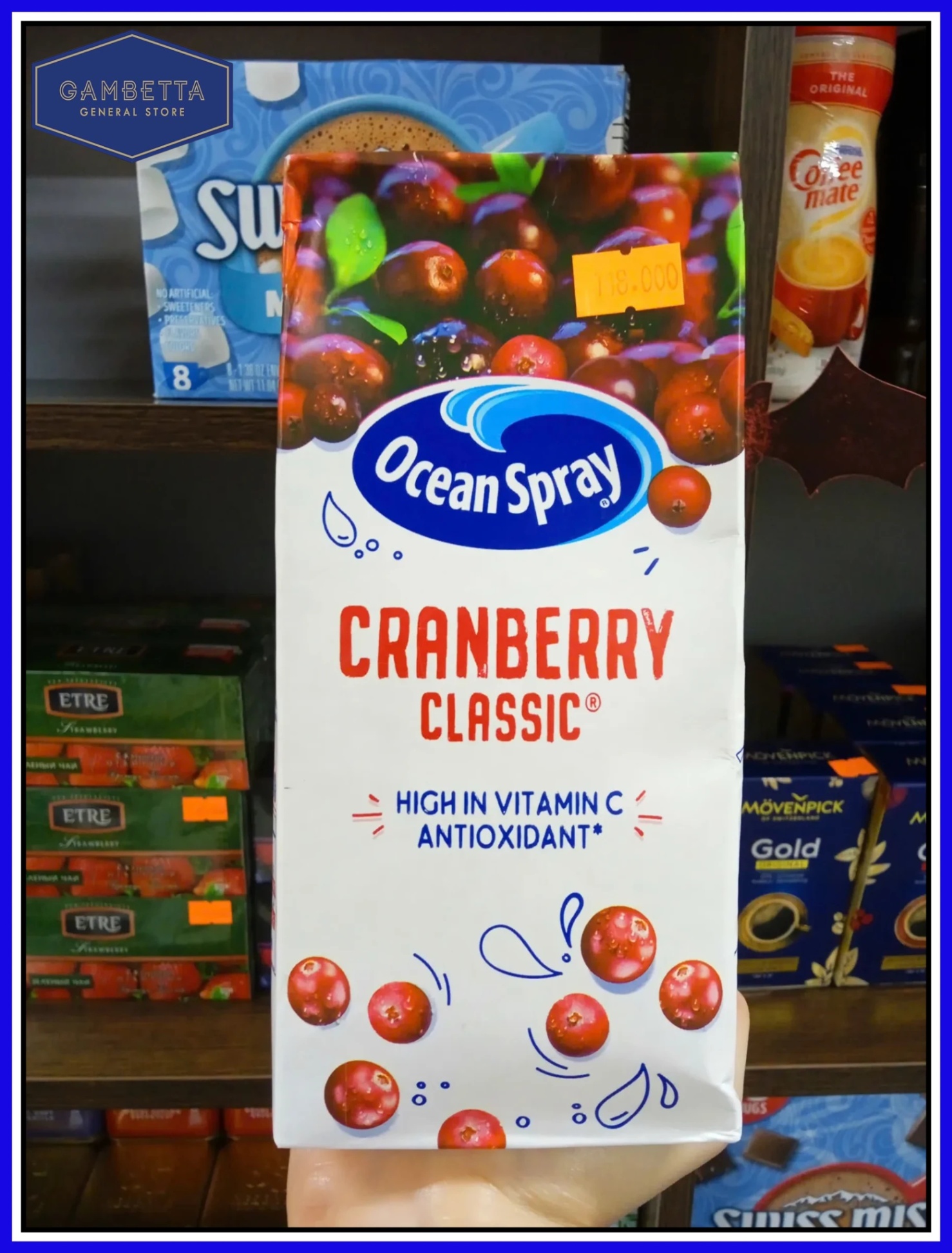 Ocean Spray Cranberry Juice 1L