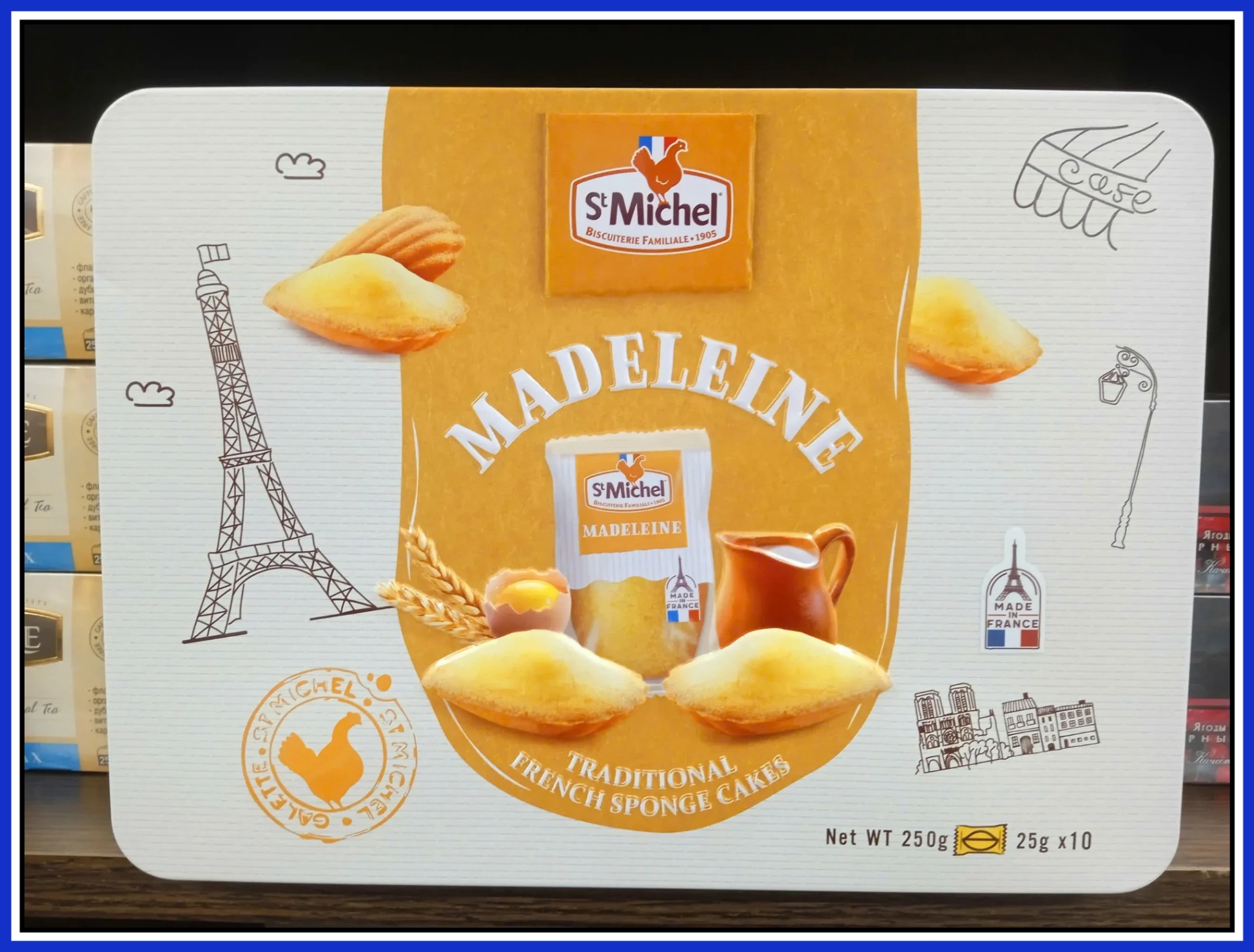 Bánh Hộp Sắt st Michel Madeleines 250g