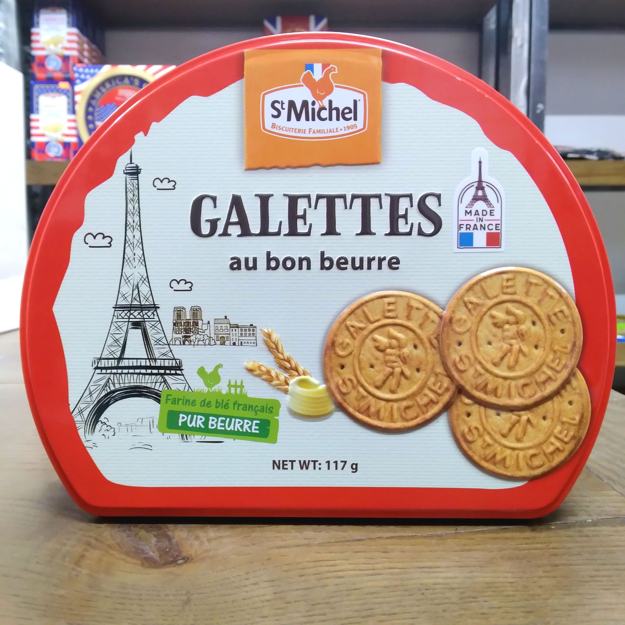 St Michel Galettes Bánh Quy Bơ 117g