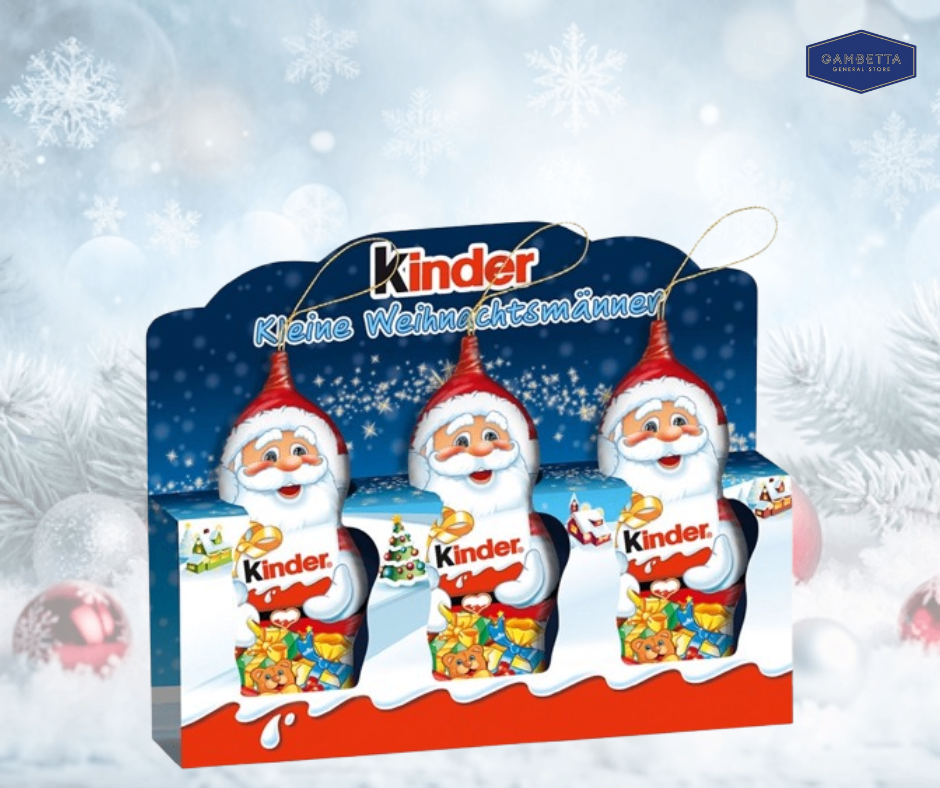 Kẹo Kinder Hộp 3 Ông Già Noel 45g