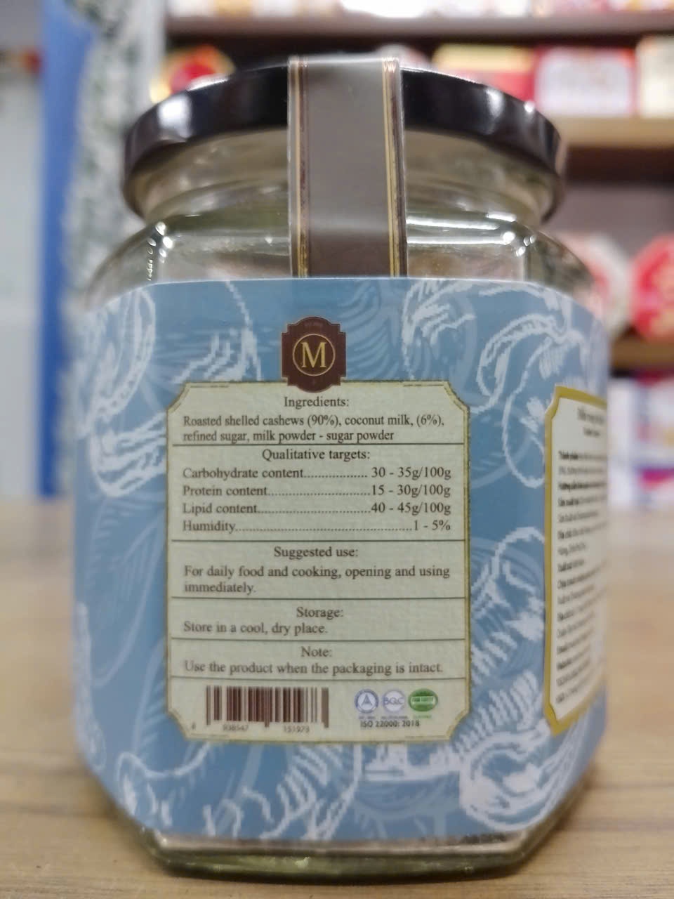 Maishe Organic Nuts Hạt Điều Vị Dừa 150g