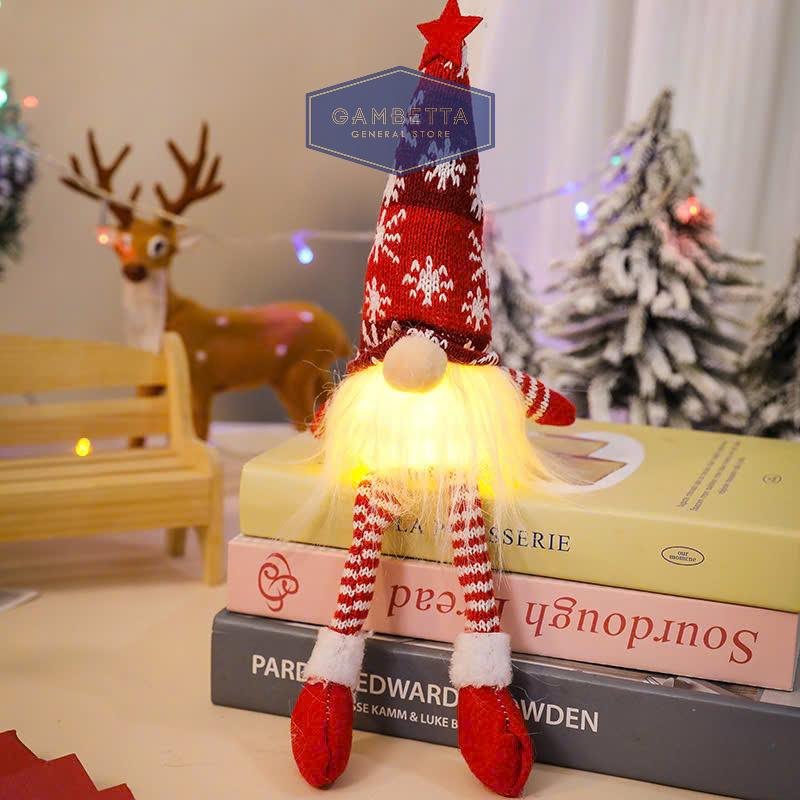 Thần Lùn Noel Nhỏ Có Đèn Faceless Christmas Gnome with light