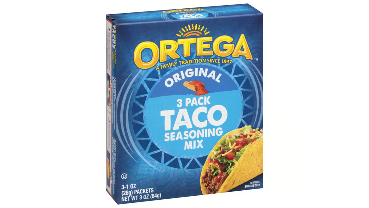 Ortega Original Taco Seasoning Mix 3 packs