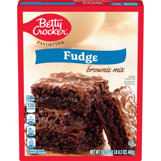 BettyCrocker Fudge Brownie Mix 462g