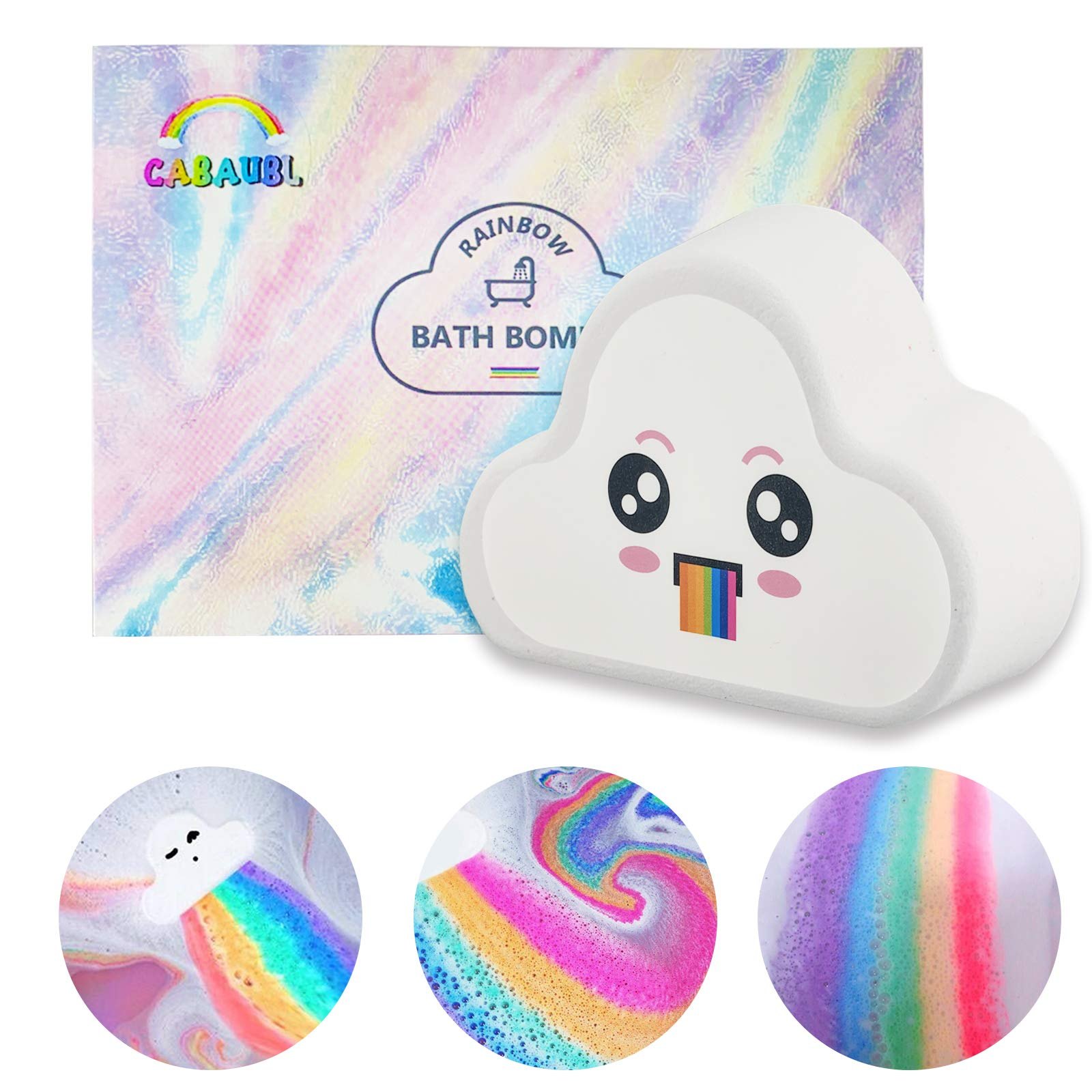 Rainbow Bath bomb