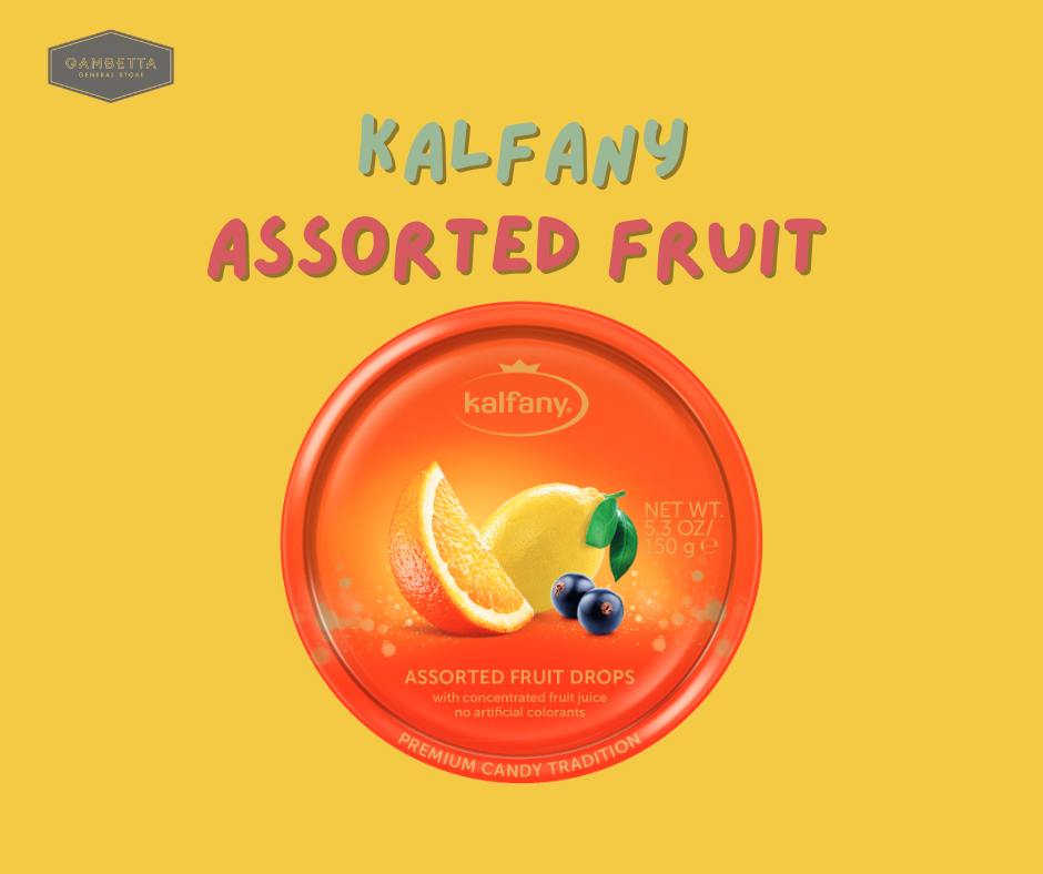 Kẹo Kalfany VỊ Hoa Quả Assorted Fruit Drops 150g