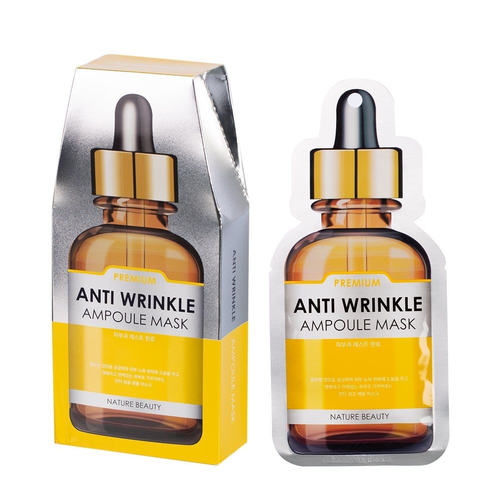 Nature Beauty Mặt Nạ Premium Anti Wrinkle Ampoule Mask